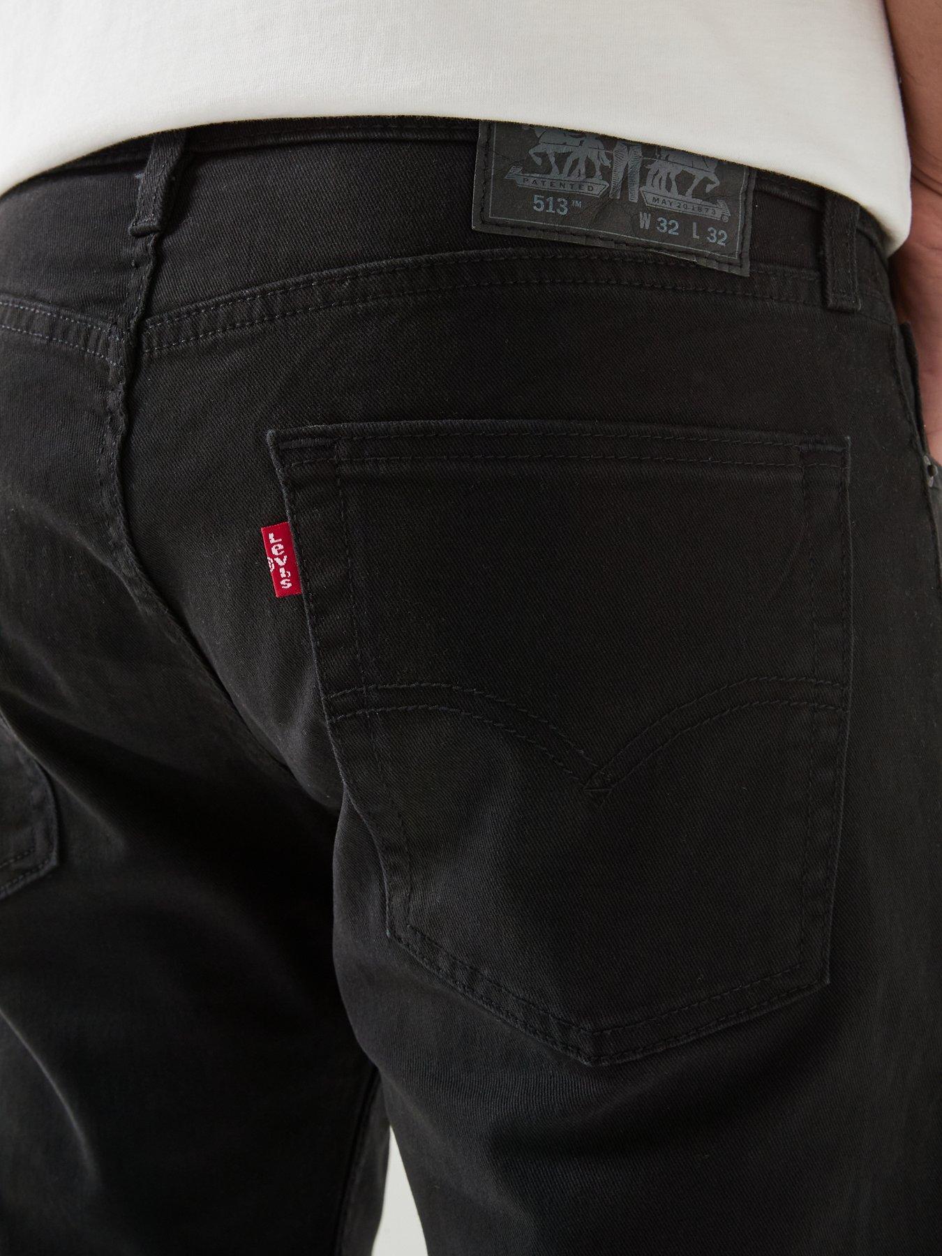 Levi's Levis 513 Slim Straight Fit Jeans - Jet Black | Very