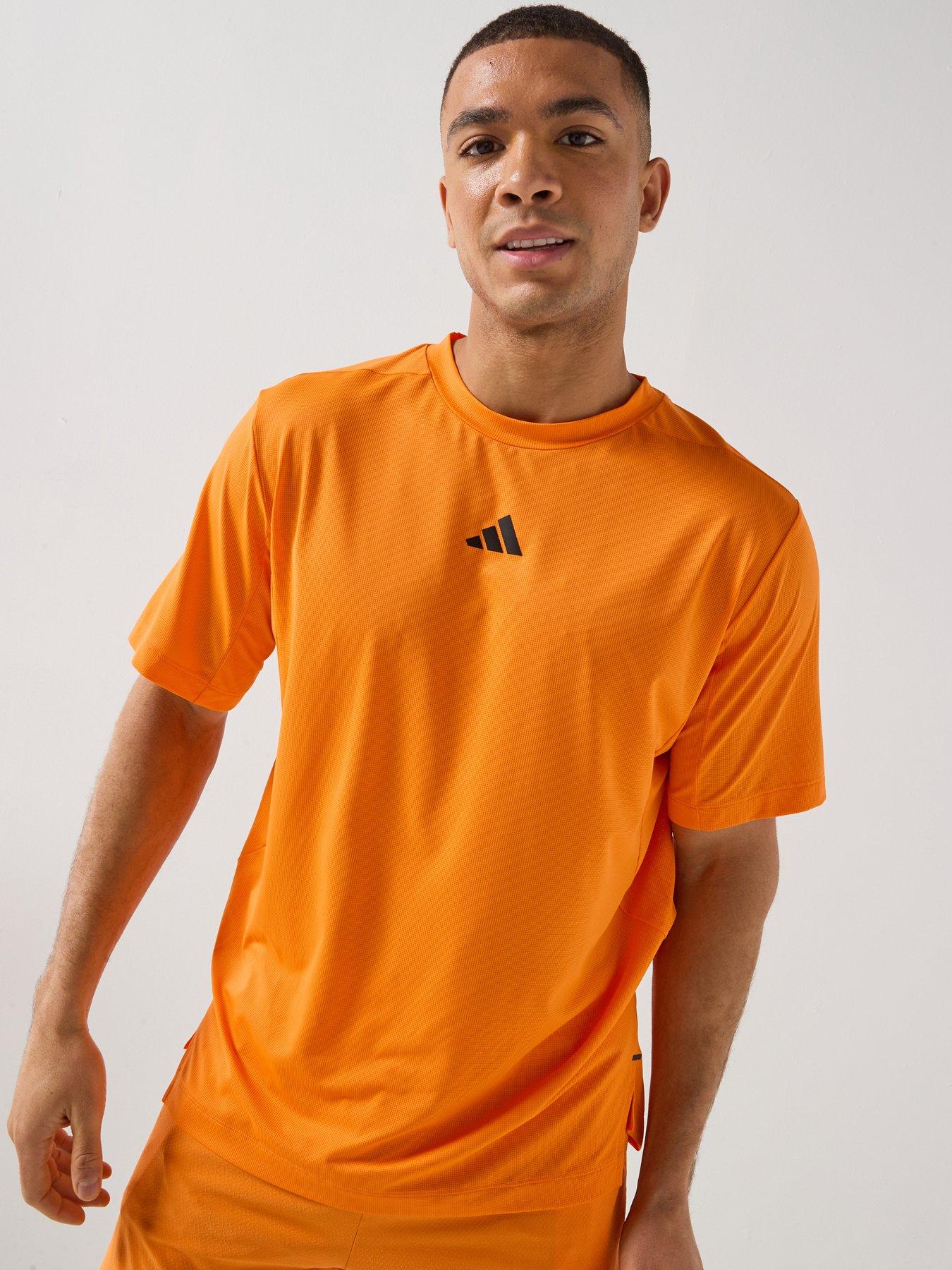 Image 1 of 5 of adidas Mens Training D4T Essential T-Shirt - Orange