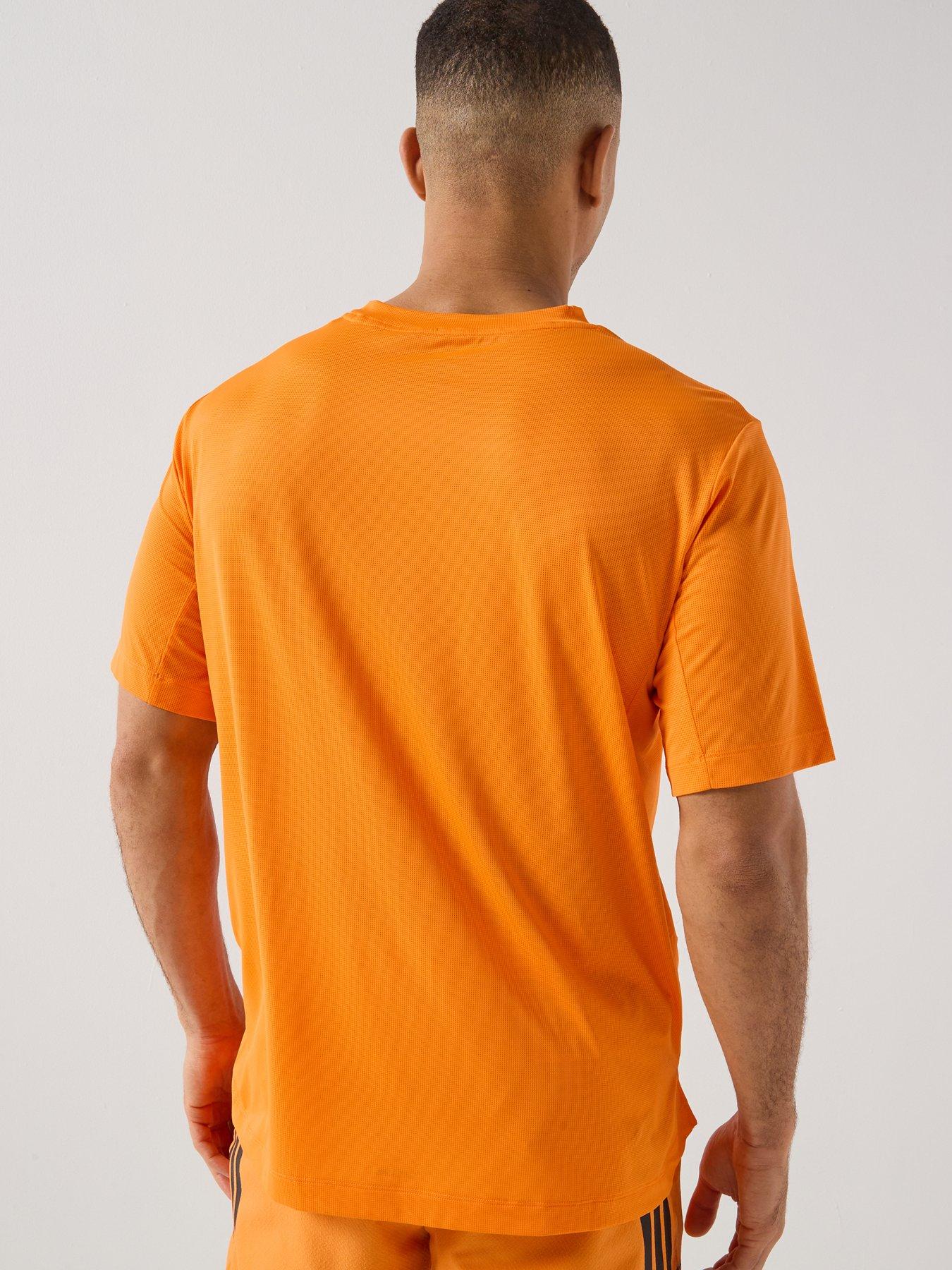 Image 2 of 5 of adidas Mens Training D4T Essential T-Shirt - Orange
