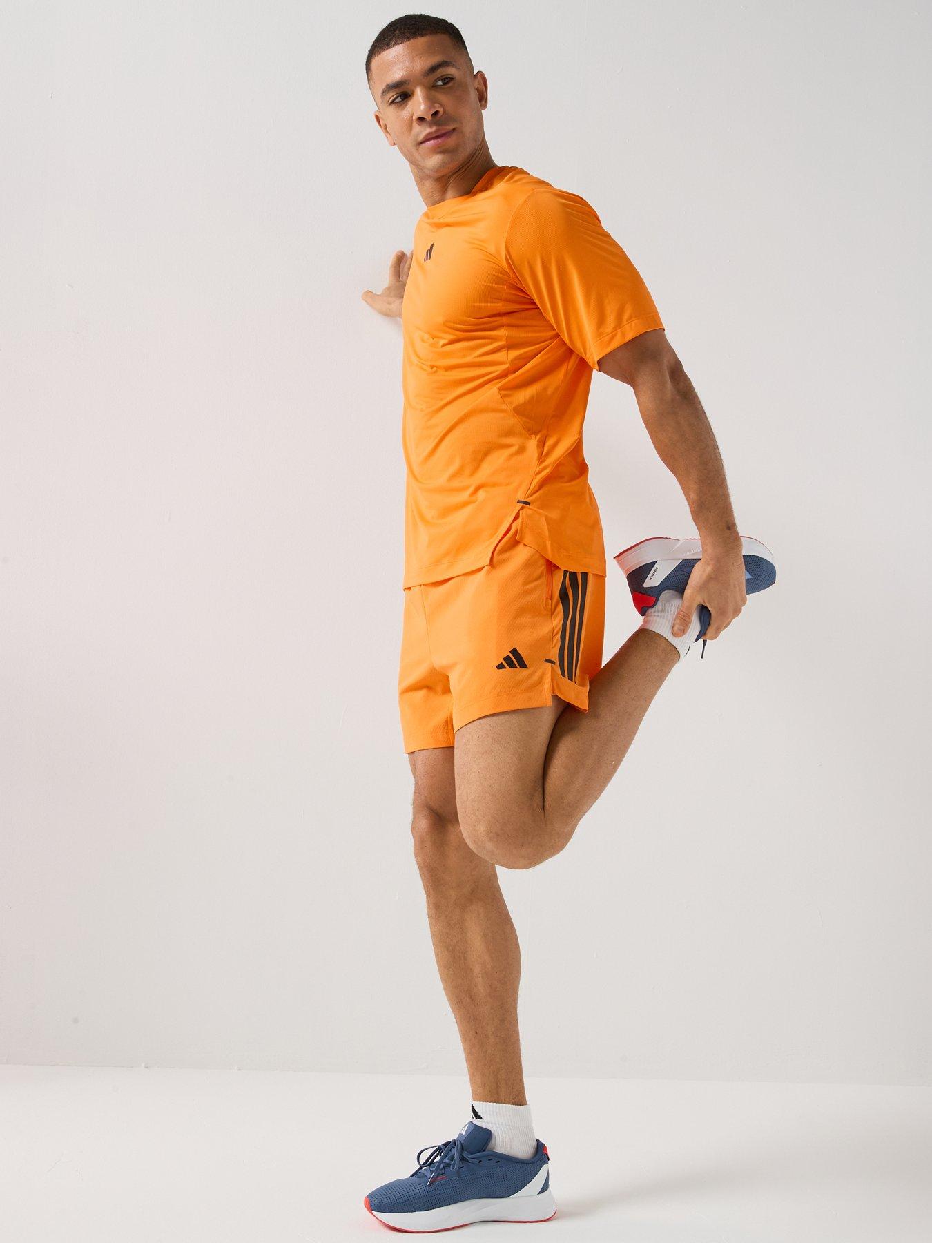 Image 3 of 5 of adidas Mens Training D4T Essential T-Shirt - Orange