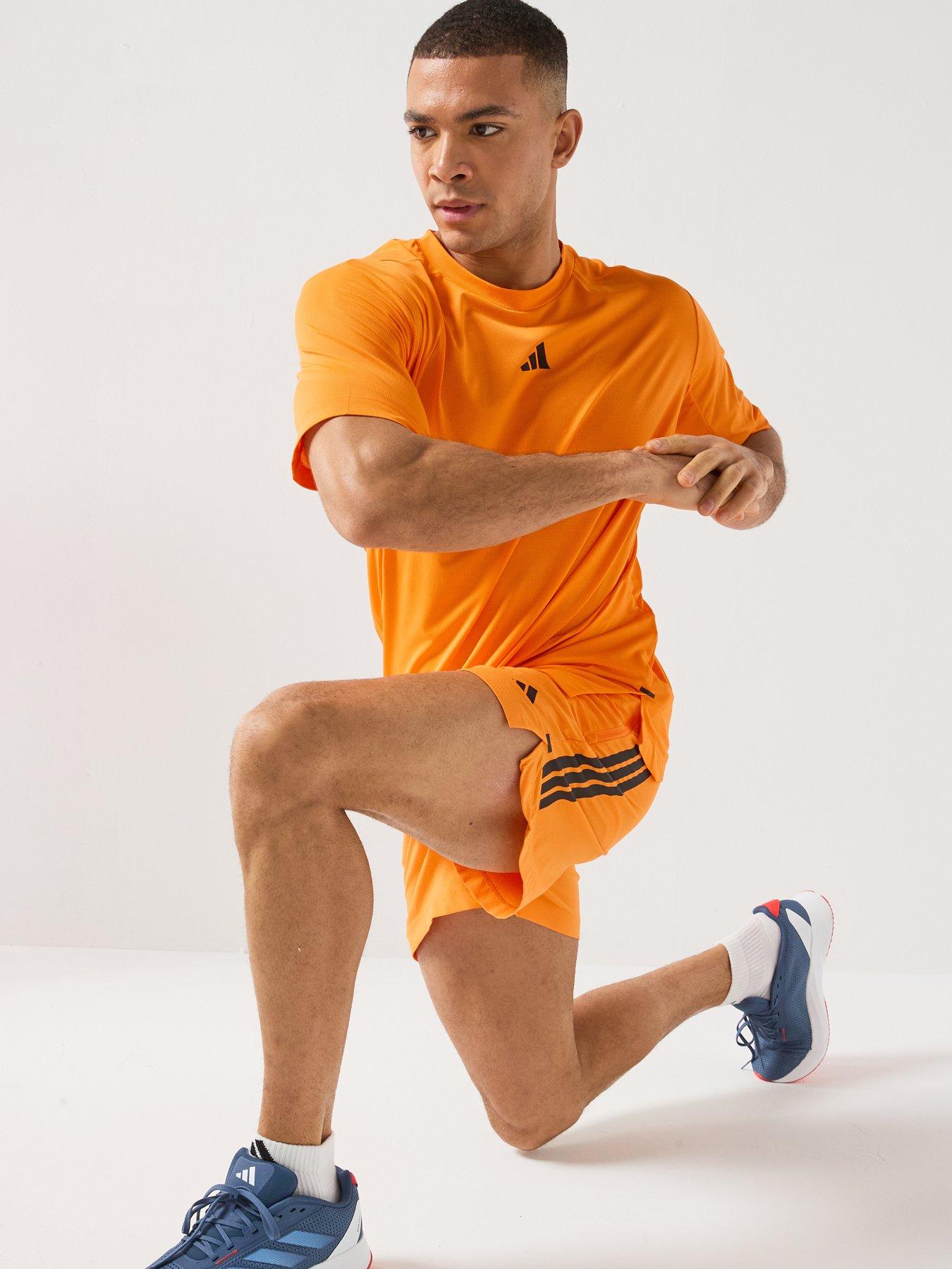 Image 4 of 5 of adidas Mens Training D4T Essential T-Shirt - Orange