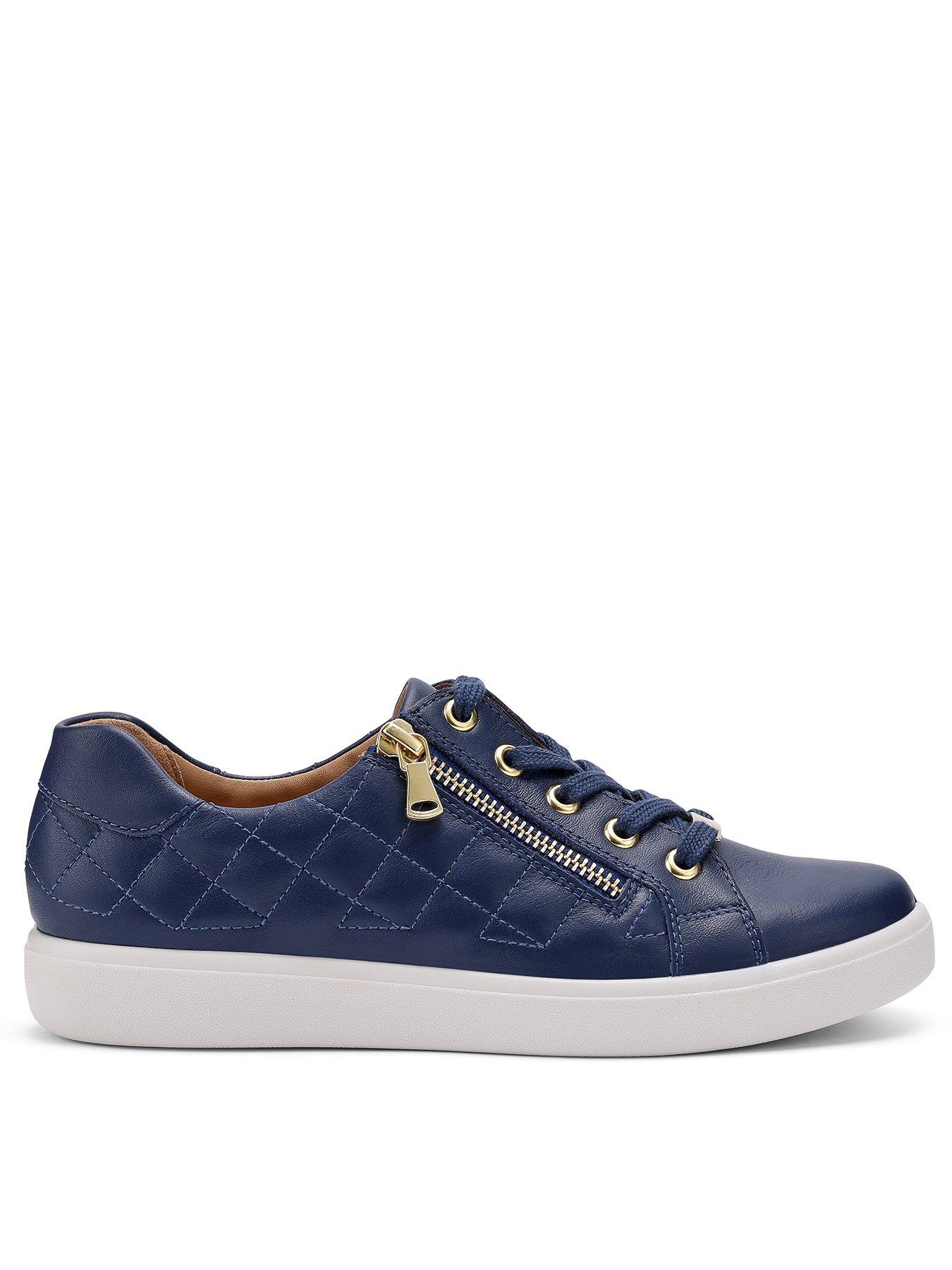 Hotter Wonder Wide, Navy, Size 4, Women