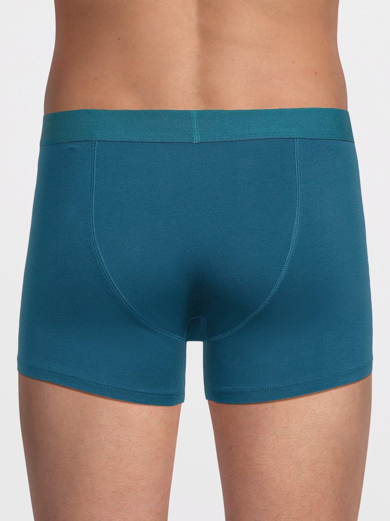 Image 3 of 3 of The Very Collection 5 Pack Assorted Trunks - Grey/Burgundy/Sage/Blue/Navy
