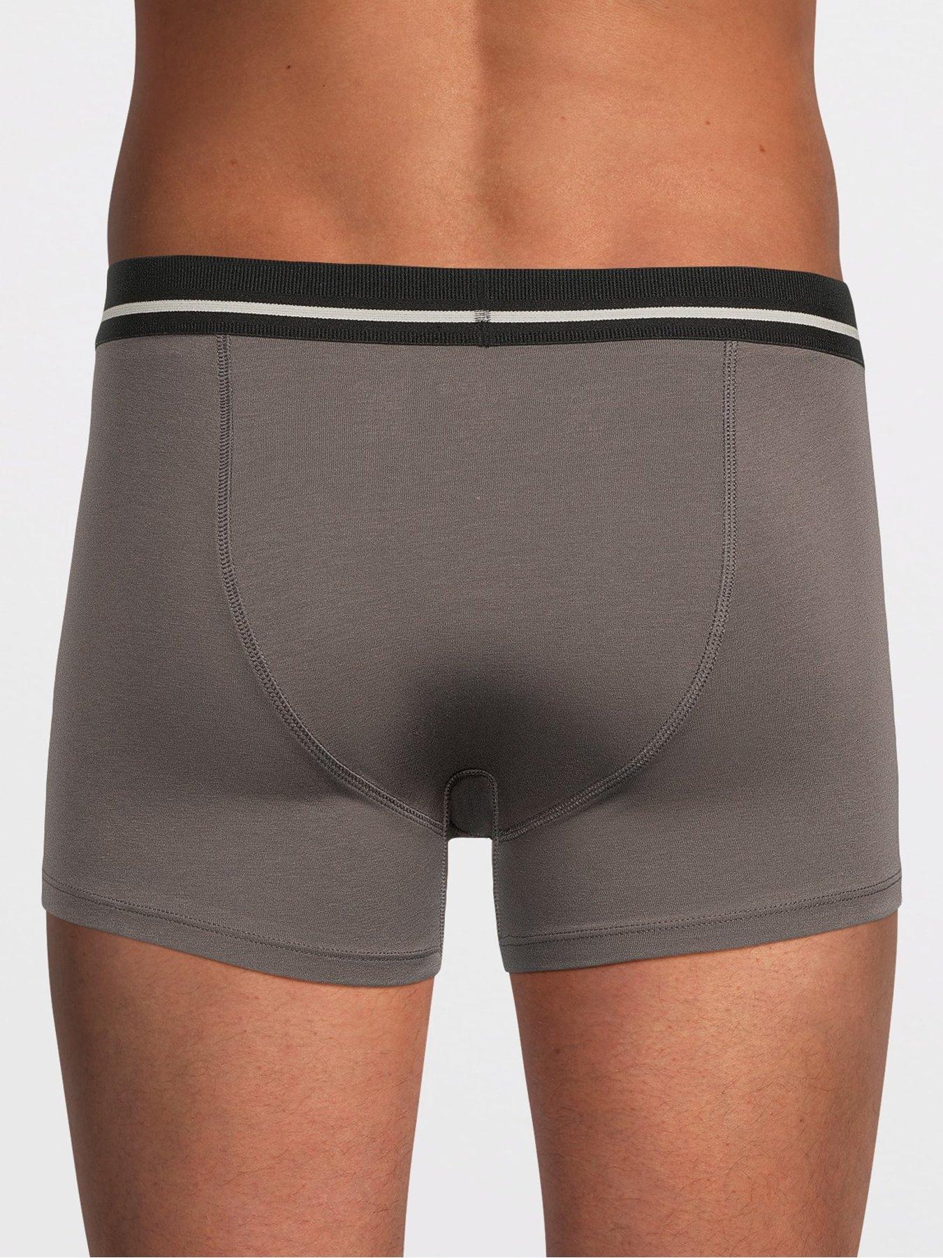 Image 3 of 3 of The Very Collection Men's Printed Trunks 3 Pack - Brown/Black Mix