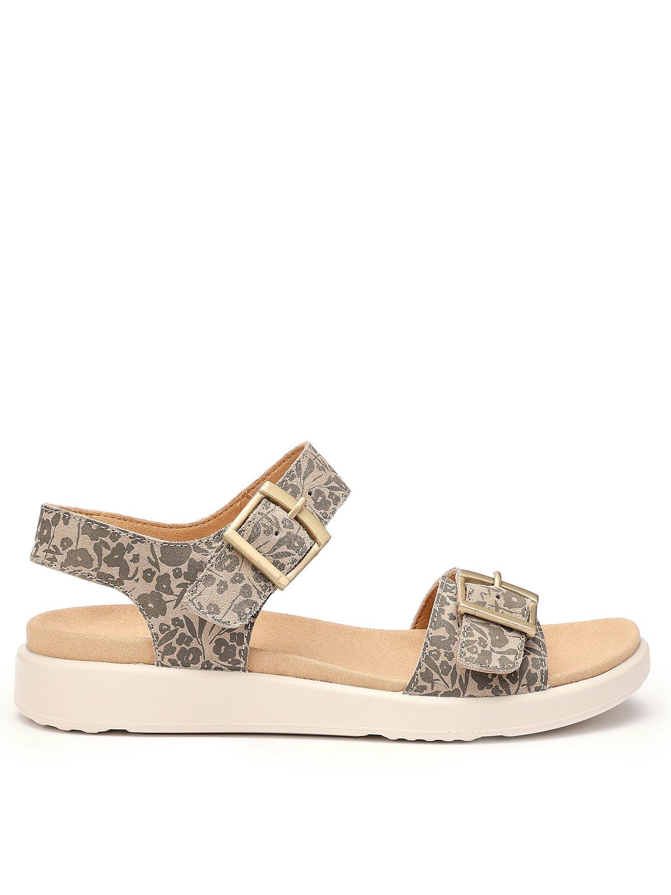Hotter Corfu - Khaki Floral