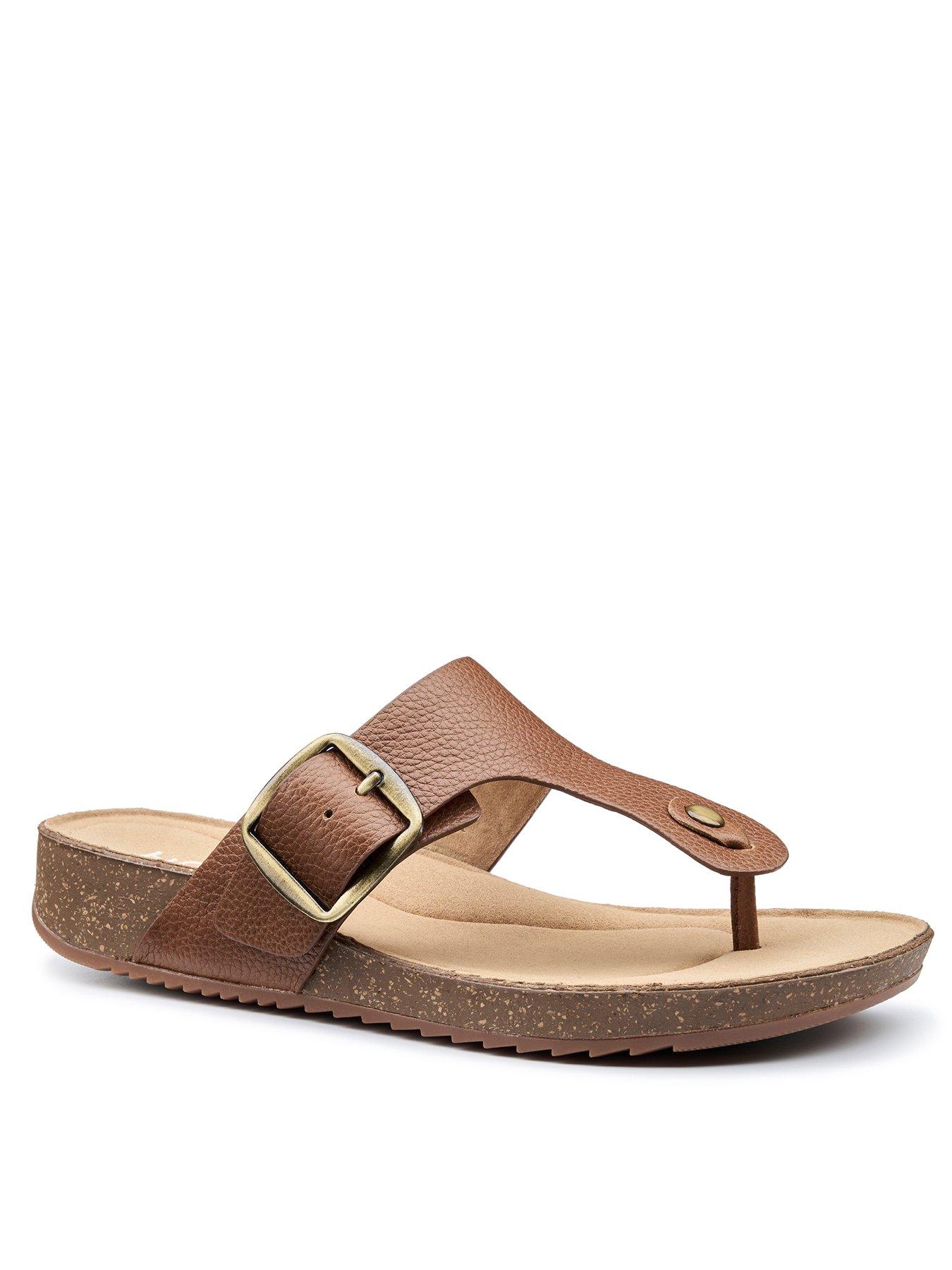 Image 2 of 4 of Hotter Resort Wide Sandals&nbsp;- Rich Tan