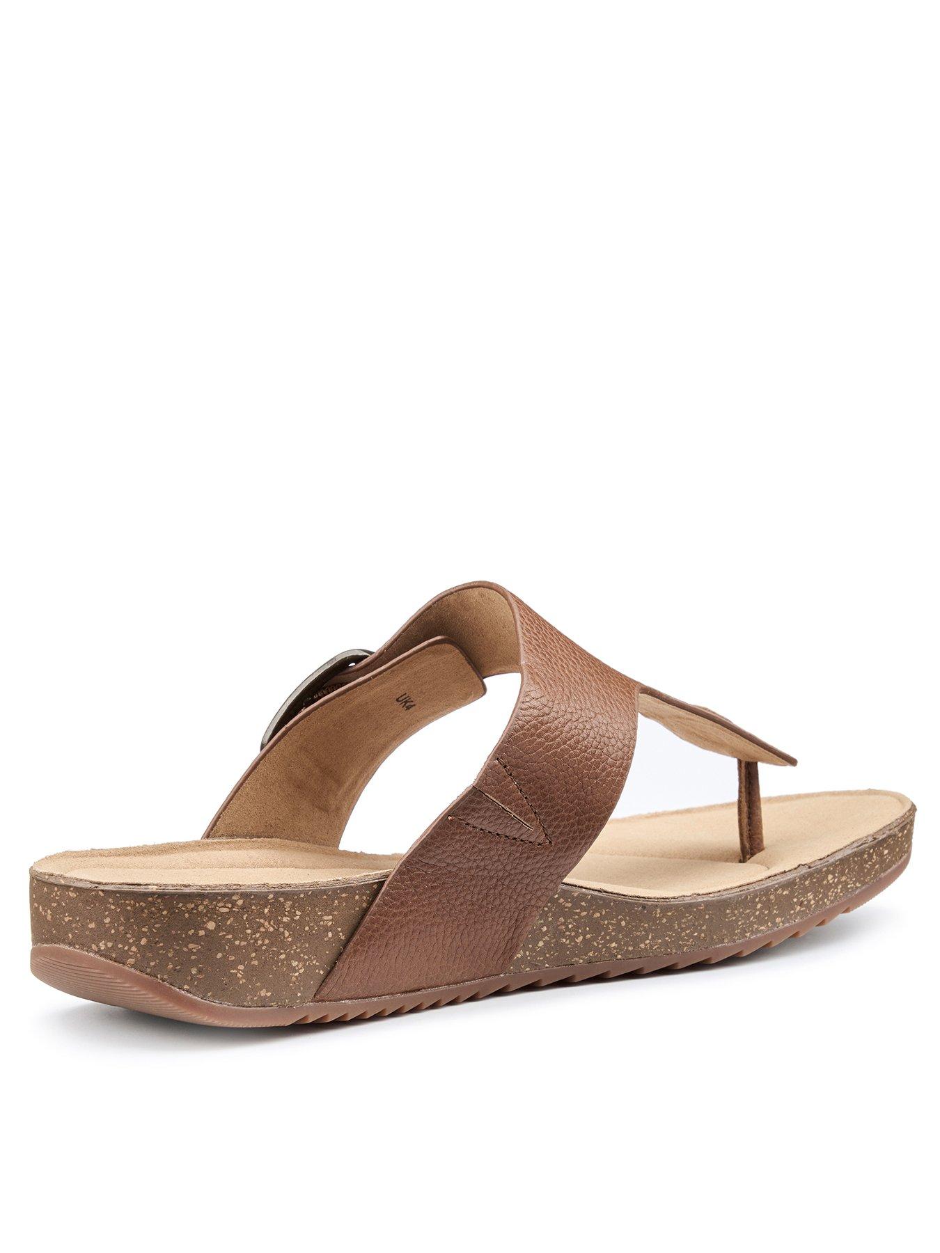 Image 3 of 4 of Hotter Resort Wide Sandals&nbsp;- Rich Tan