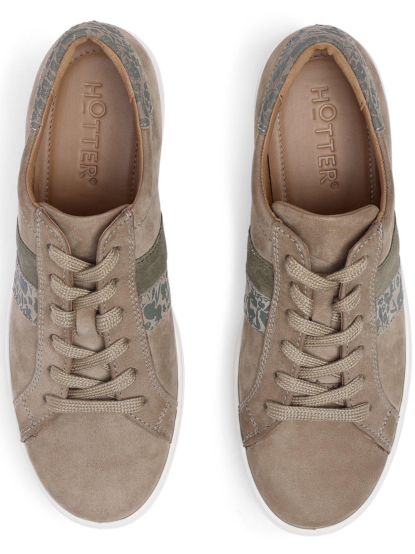 Image 4 of 5 of Hotter Switched Wide - Khaki Floral