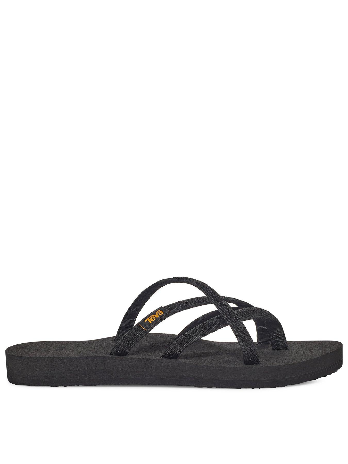 Teva Olowahu Flat Sandals  - Black