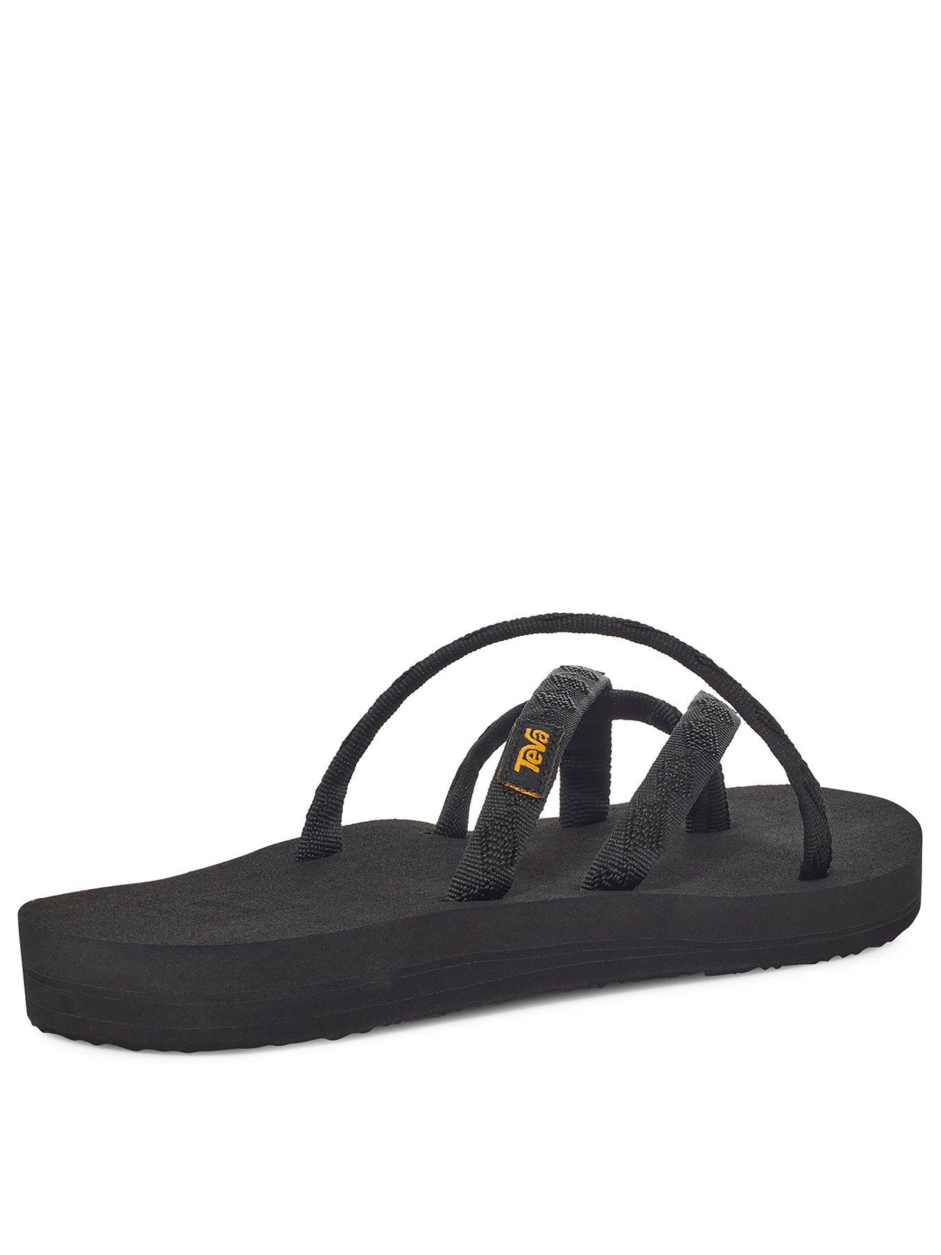 Image 3 of 6 of Teva Olowahu Flat Sandals &nbsp;- Black
