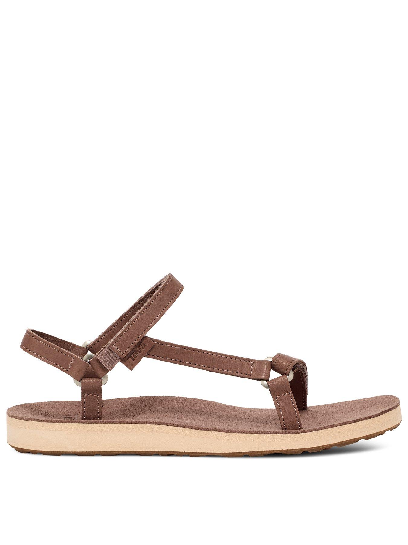 Image 1 of 6 of Teva Original Universal Slim Leather Sandal - Acorn