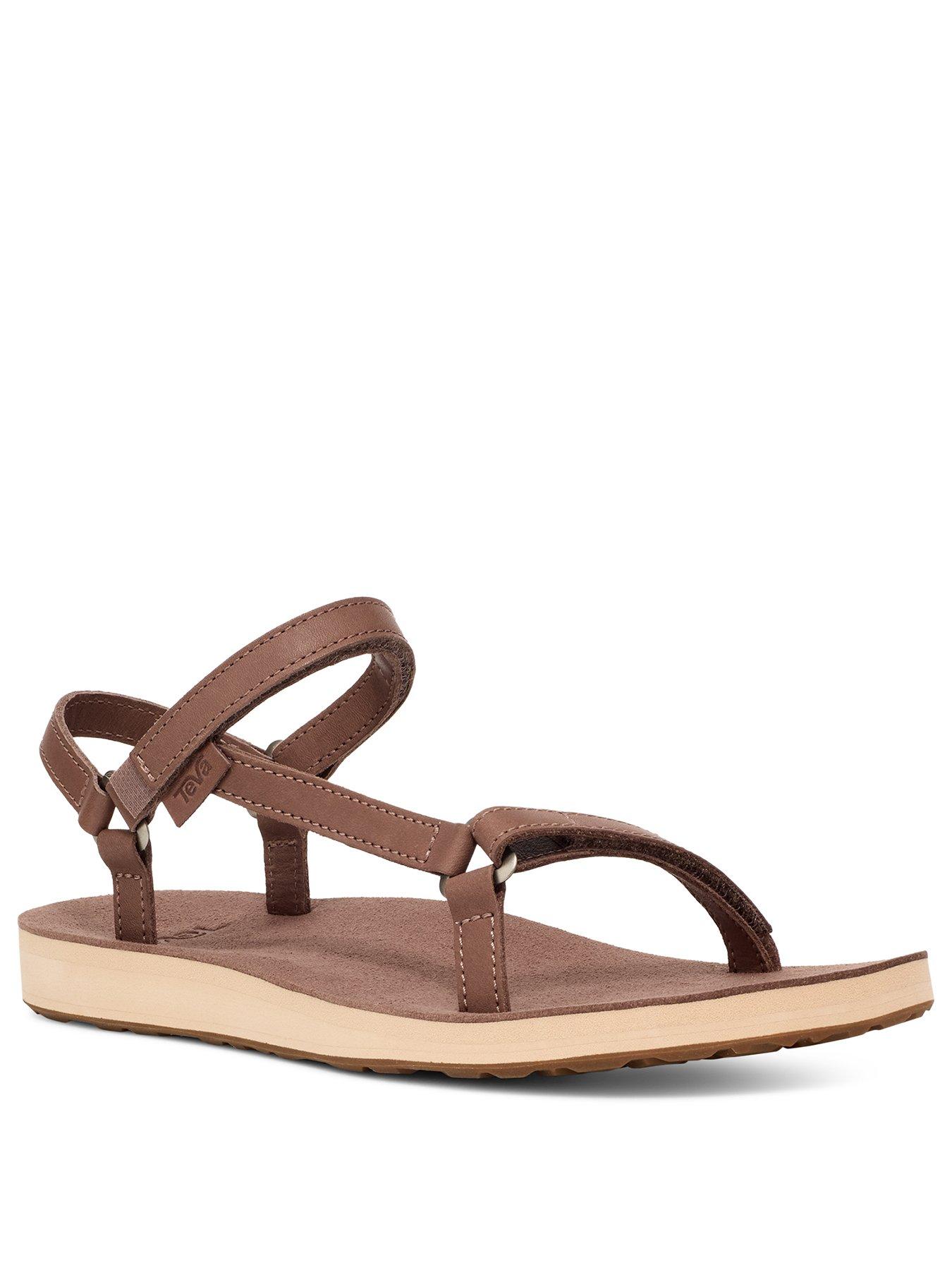 Image 2 of 6 of Teva Original Universal Slim Leather Sandal - Acorn