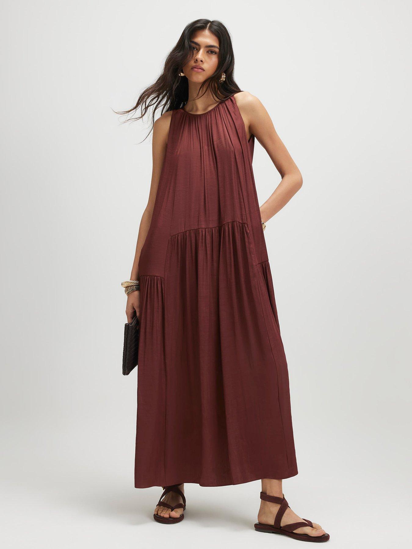River Island Airflow Halter Dress - Black