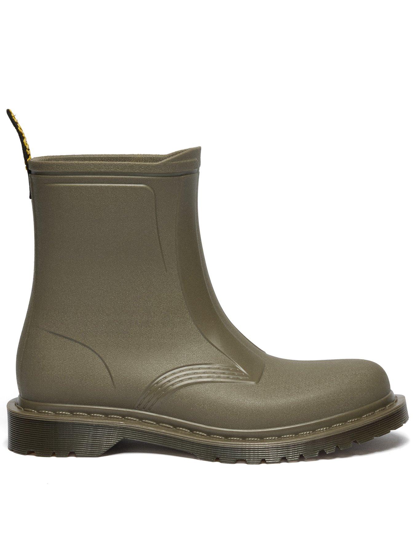 Dr Martens Dr 1460 Rain PVC Pull On Boots, Green, Size 11, Men