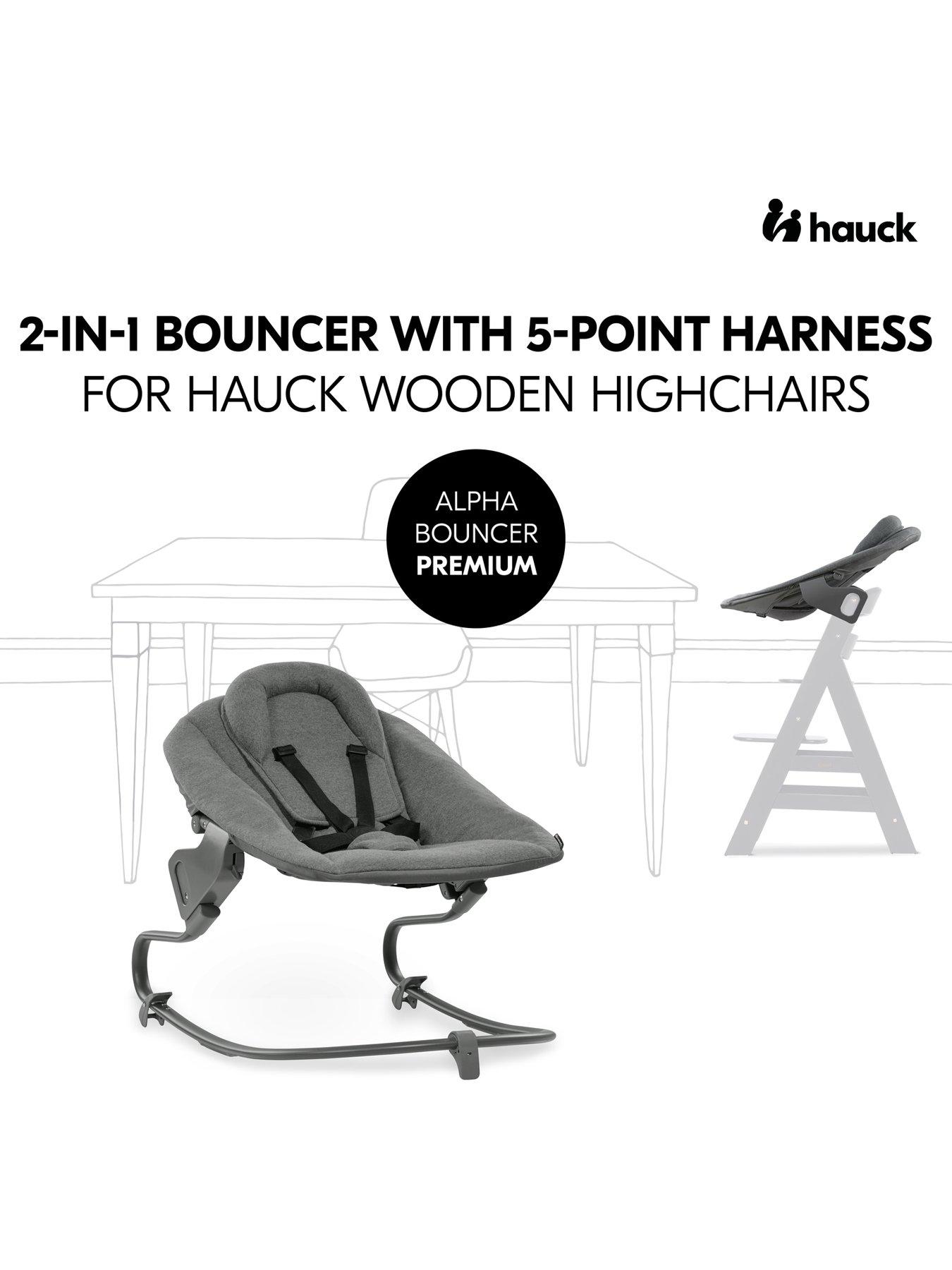 Image 4 of 8 of Hauck Alpha Highchair Premium Bundle - Grey