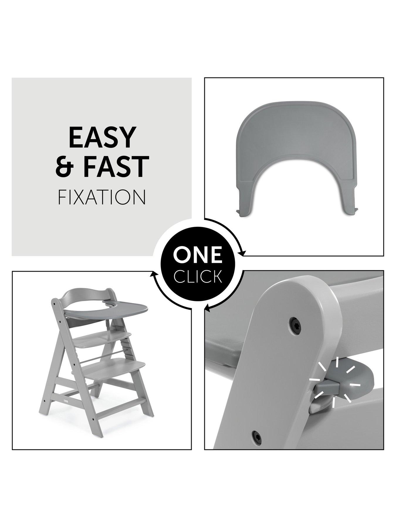Image 5 of 8 of Hauck Alpha Highchair Premium Bundle - Grey