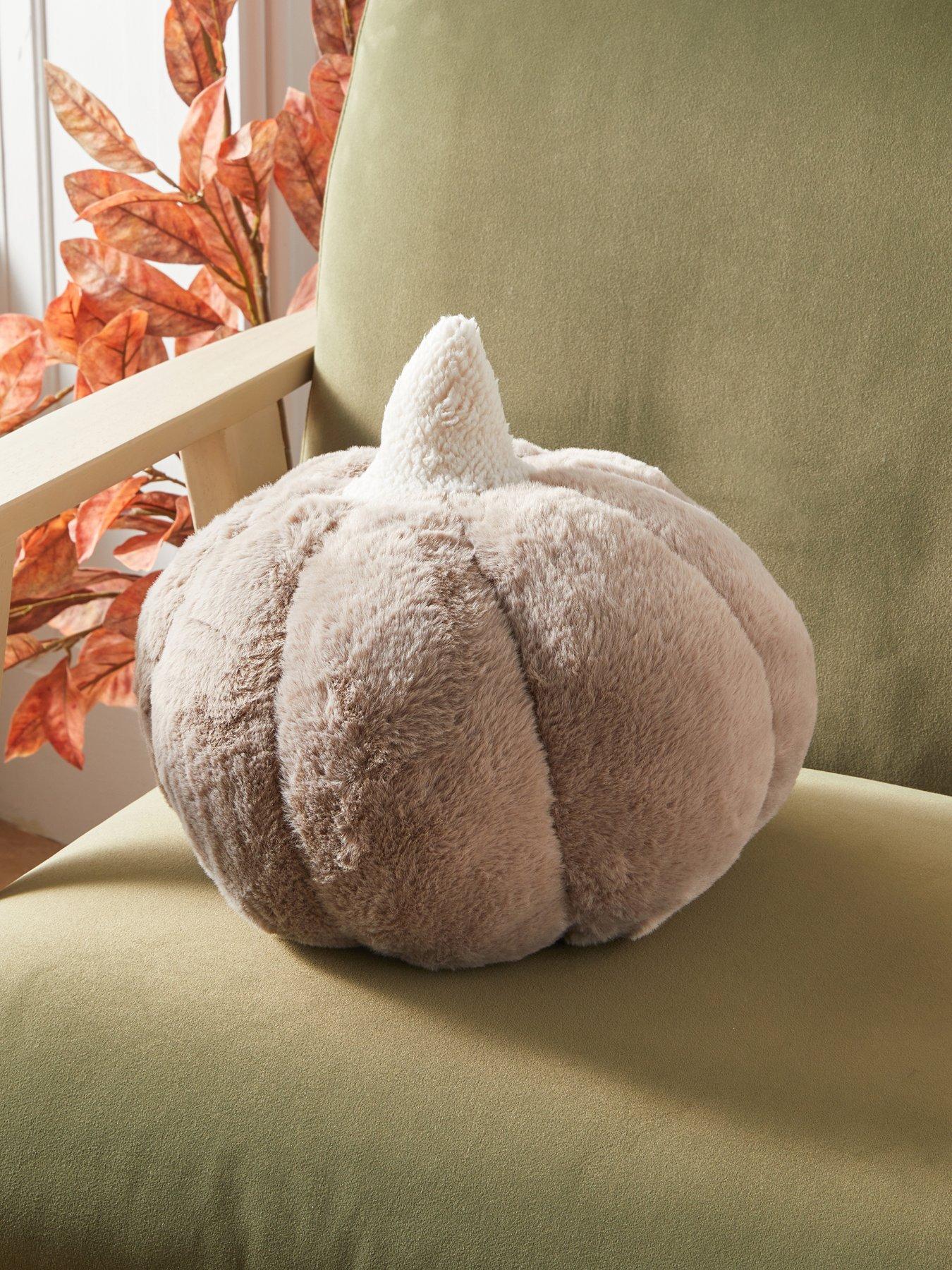 Image 1 of 7 of The Very Collection Pumpkin Fur Cushion