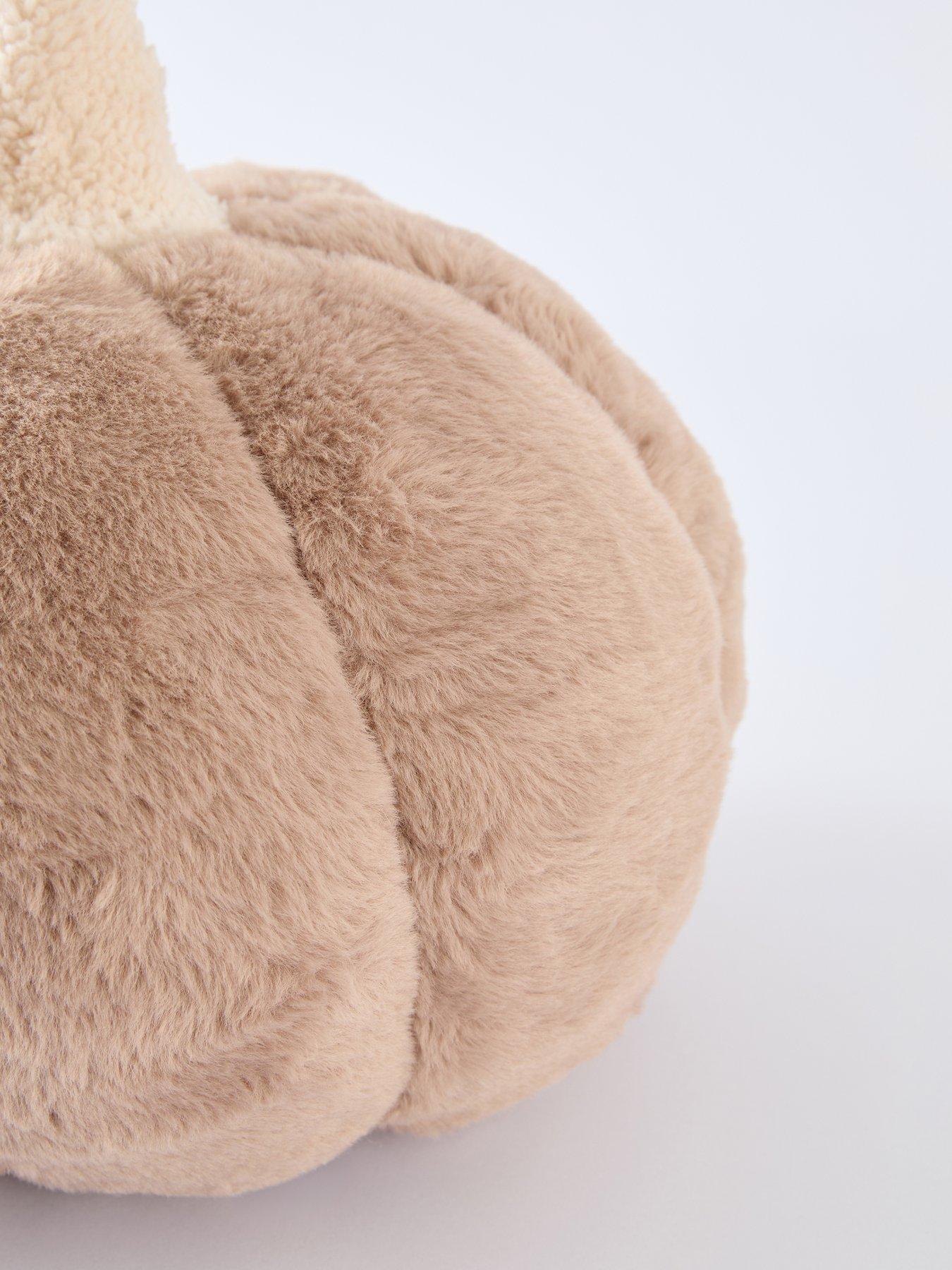 Image 4 of 7 of The Very Collection Pumpkin Fur Cushion