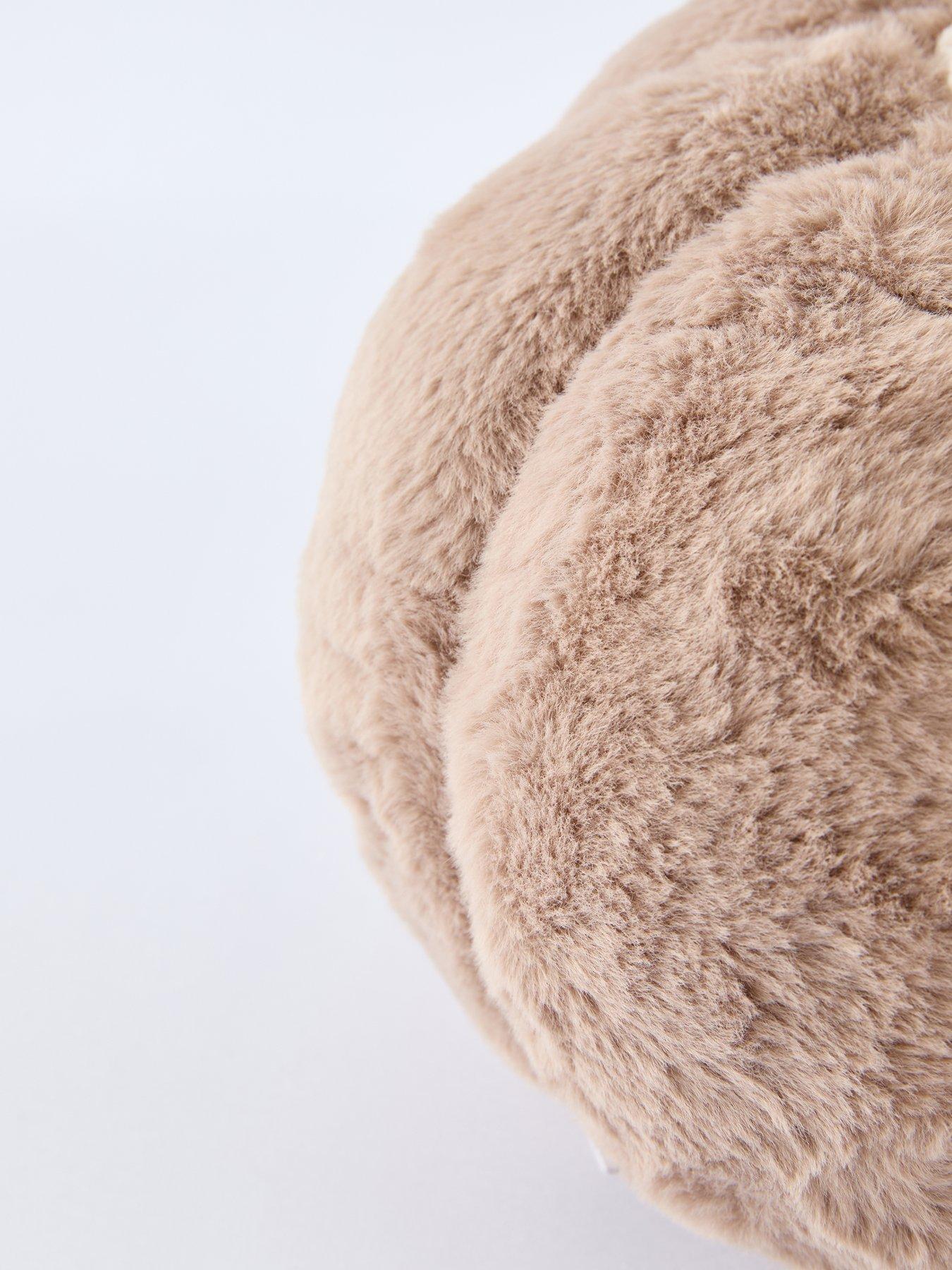 Image 5 of 7 of The Very Collection Pumpkin Fur Cushion