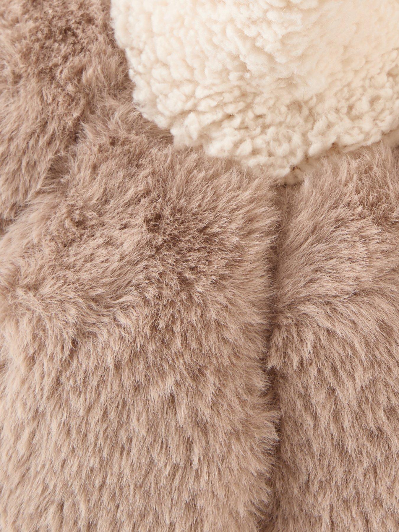 Image 6 of 7 of The Very Collection Pumpkin Fur Cushion