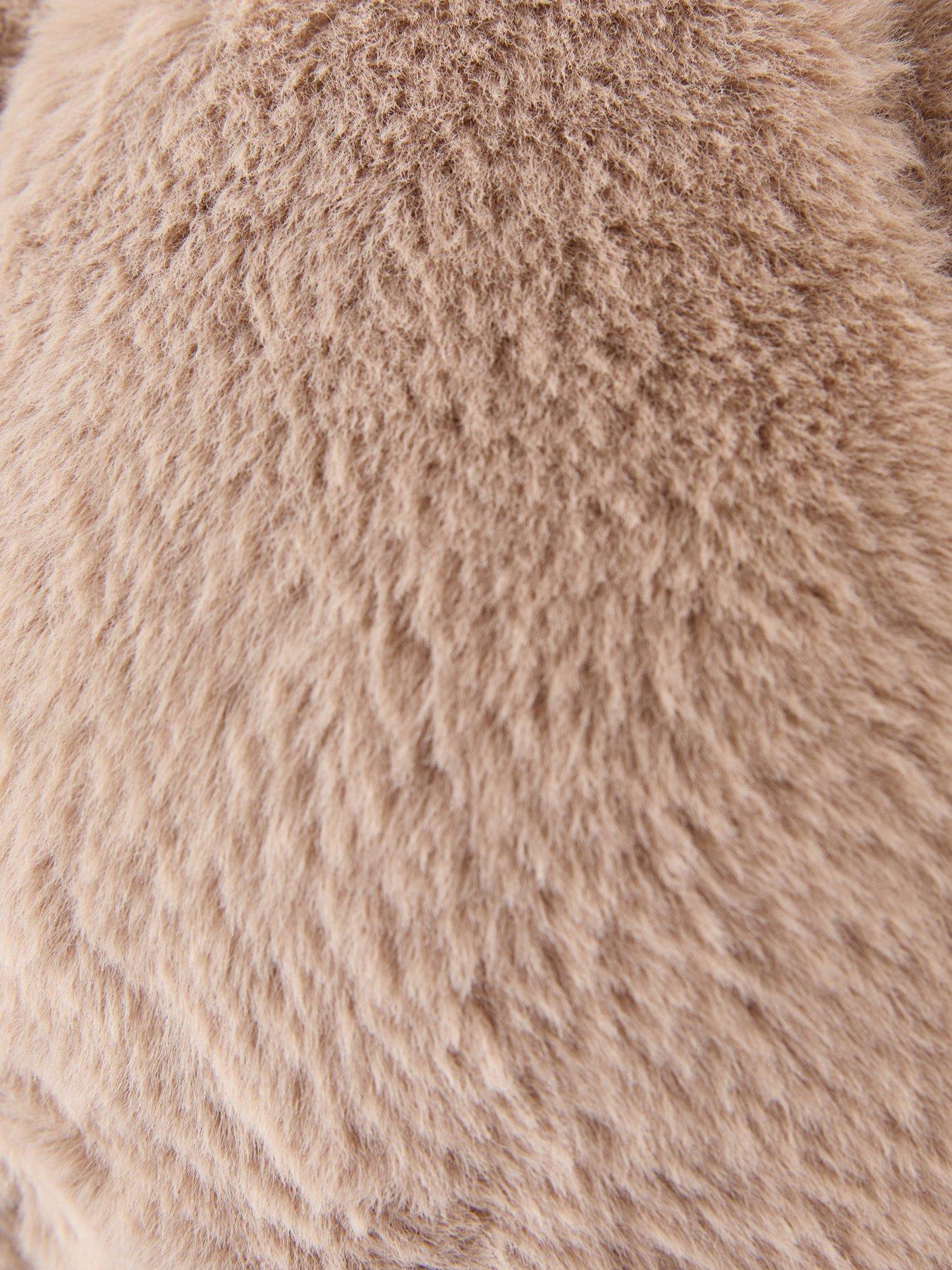 Image 7 of 7 of The Very Collection Pumpkin Fur Cushion