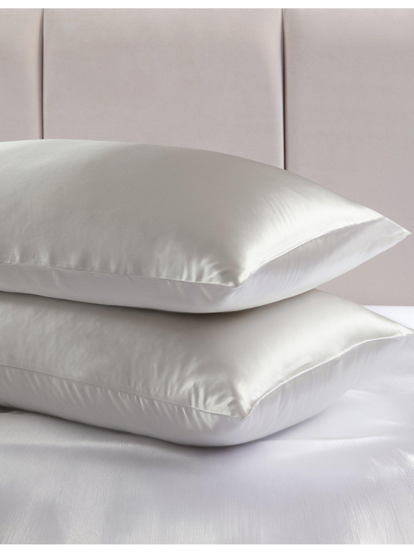 Image 1 of 3 of The Very Collection Mulberry Silk Single&nbsp;Pillowcase - Grey