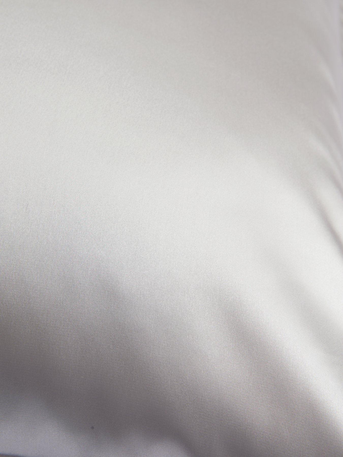 Image 3 of 3 of The Very Collection Mulberry Silk Single&nbsp;Pillowcase - Grey