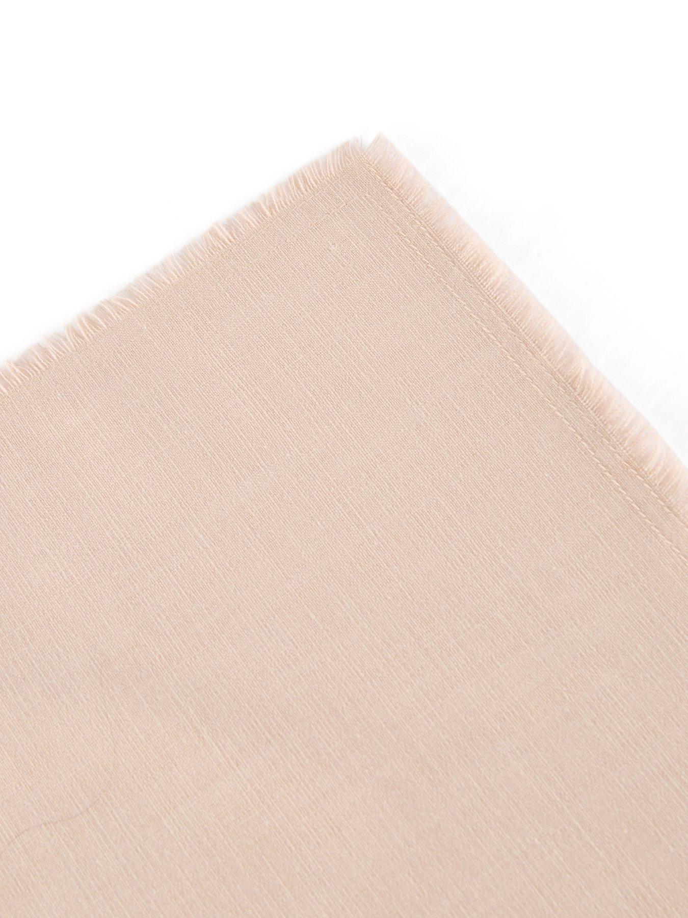 Image 5 of 7 of Michelle Keegan Home Cotton And Linen Blend Placemats With Raw Edge - Set Of 2
