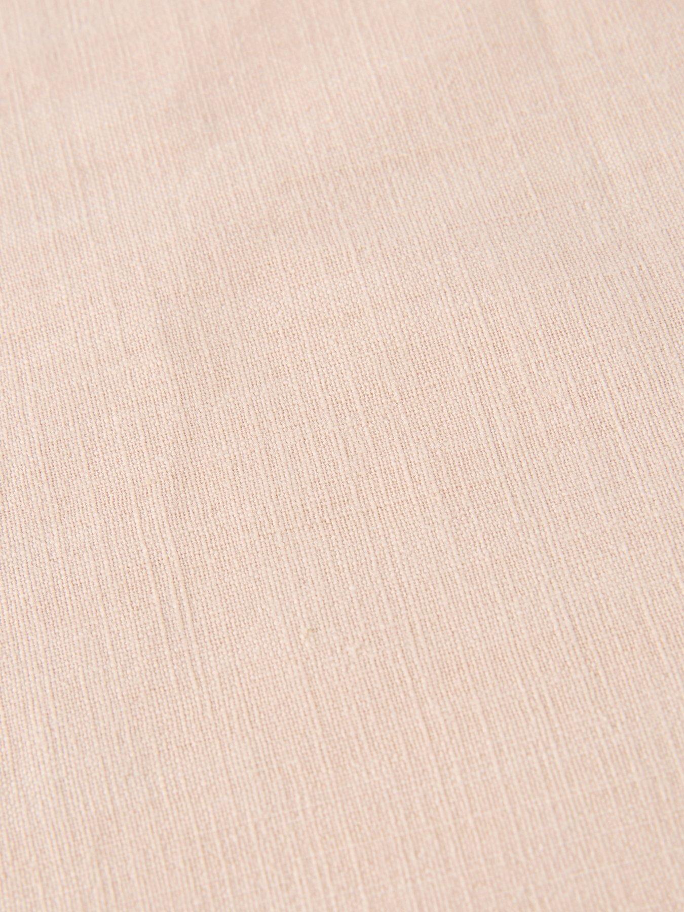 Image 7 of 7 of Michelle Keegan Home Cotton And Linen Blend Placemats With Raw Edge - Set Of 2