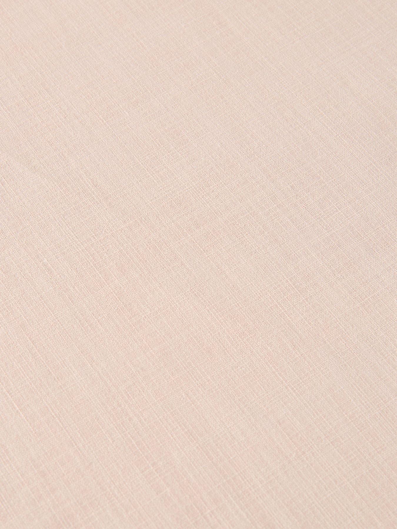 Image 7 of 7 of Michelle Keegan Home Cotton And Linen Blend Table Runner With Raw Edge