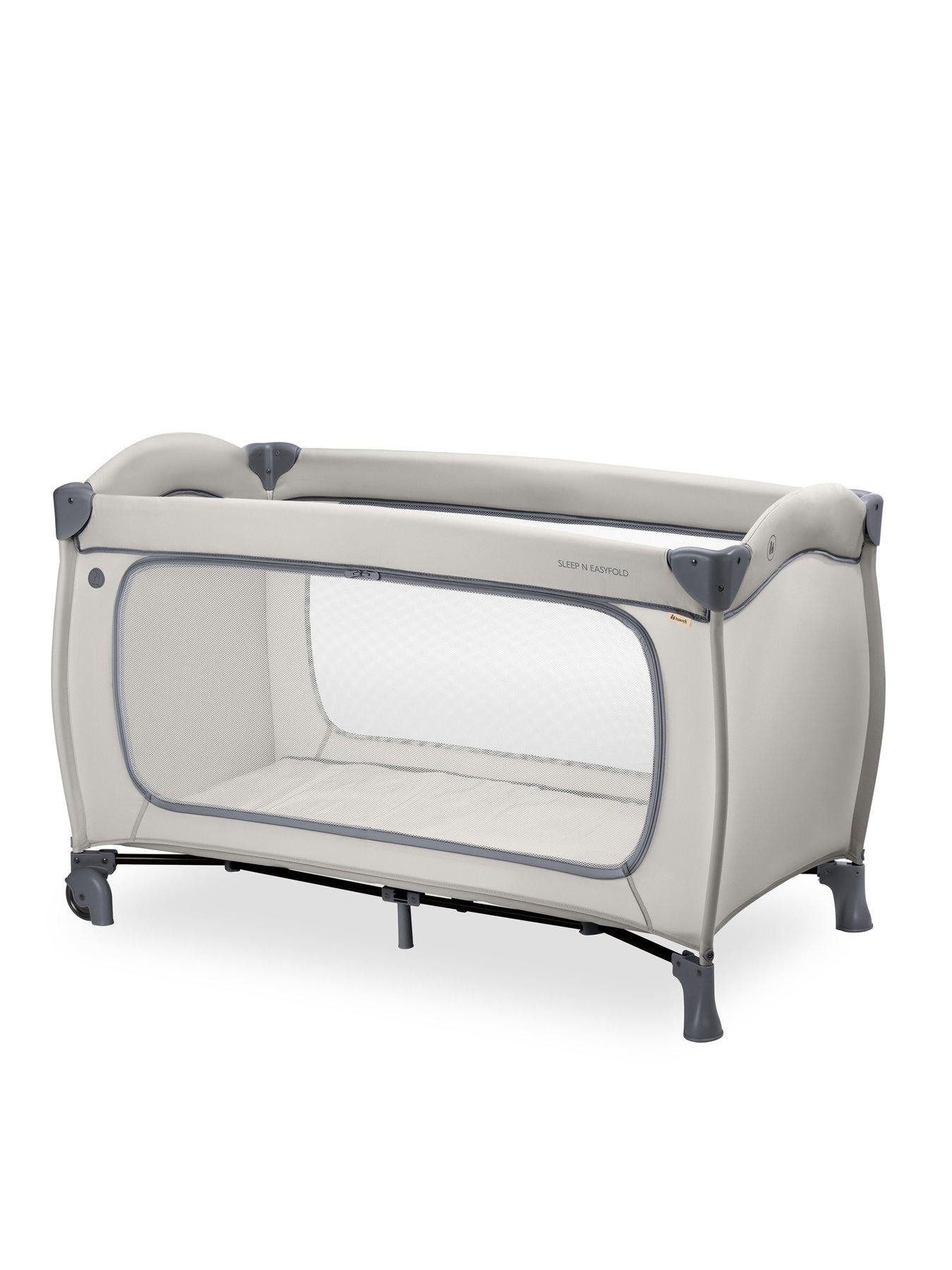Hauck Sleep N Easy Fold Travel Cot - Grey
