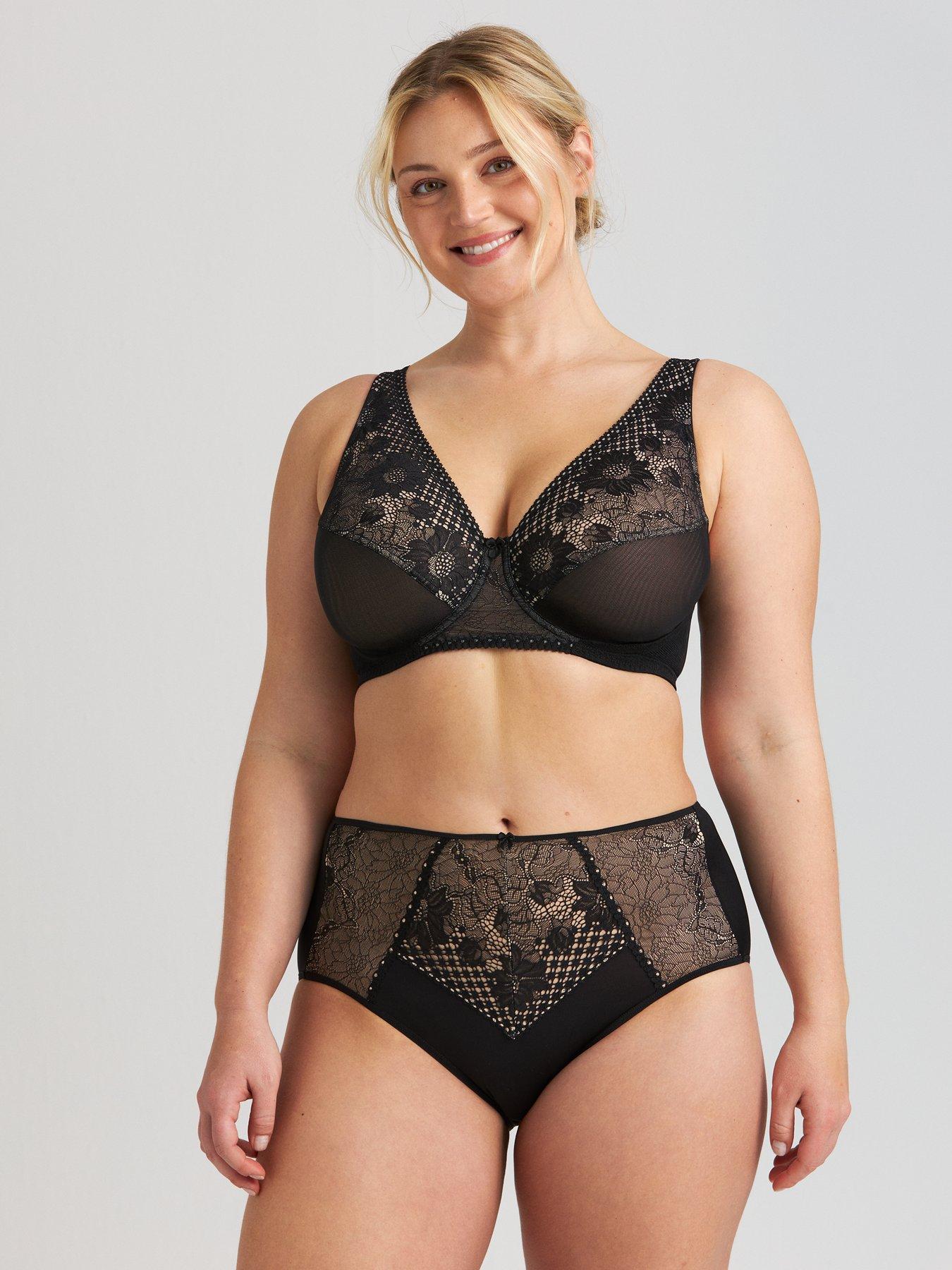 Miss Mary of Sweden Lace Charm Underwired Bra - Black