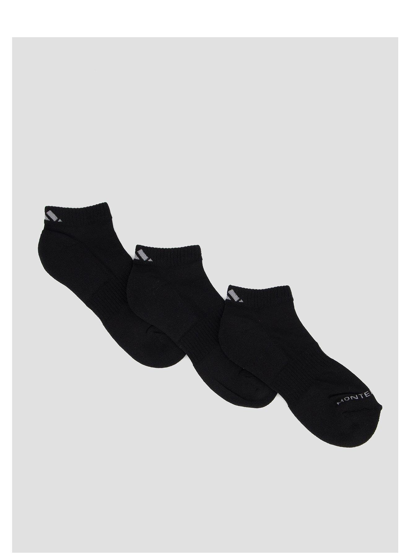Monterrain Mens Form Core Crew Socks 3X Pack - Black