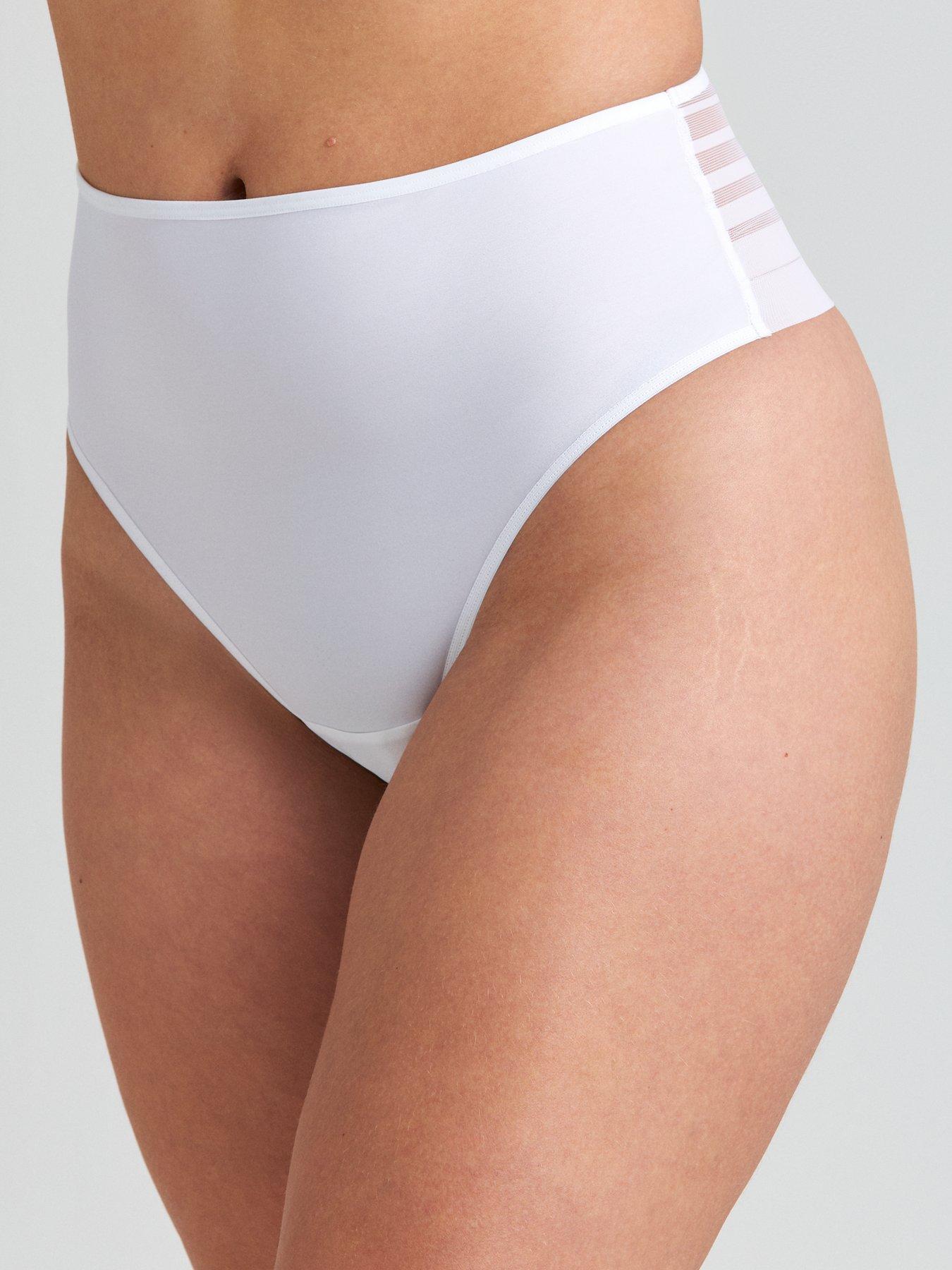 Miss Mary of Sweden Stay Fresh Air Maxi Thong - White
