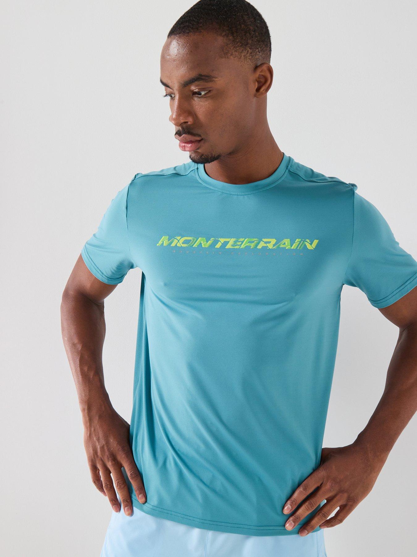 Monterrain Mens Expedite T-Shirt, Grey, Size S, Men