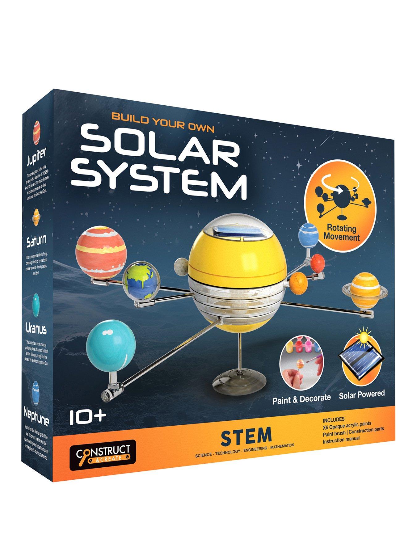 Construct And Create Solar System kit with paints