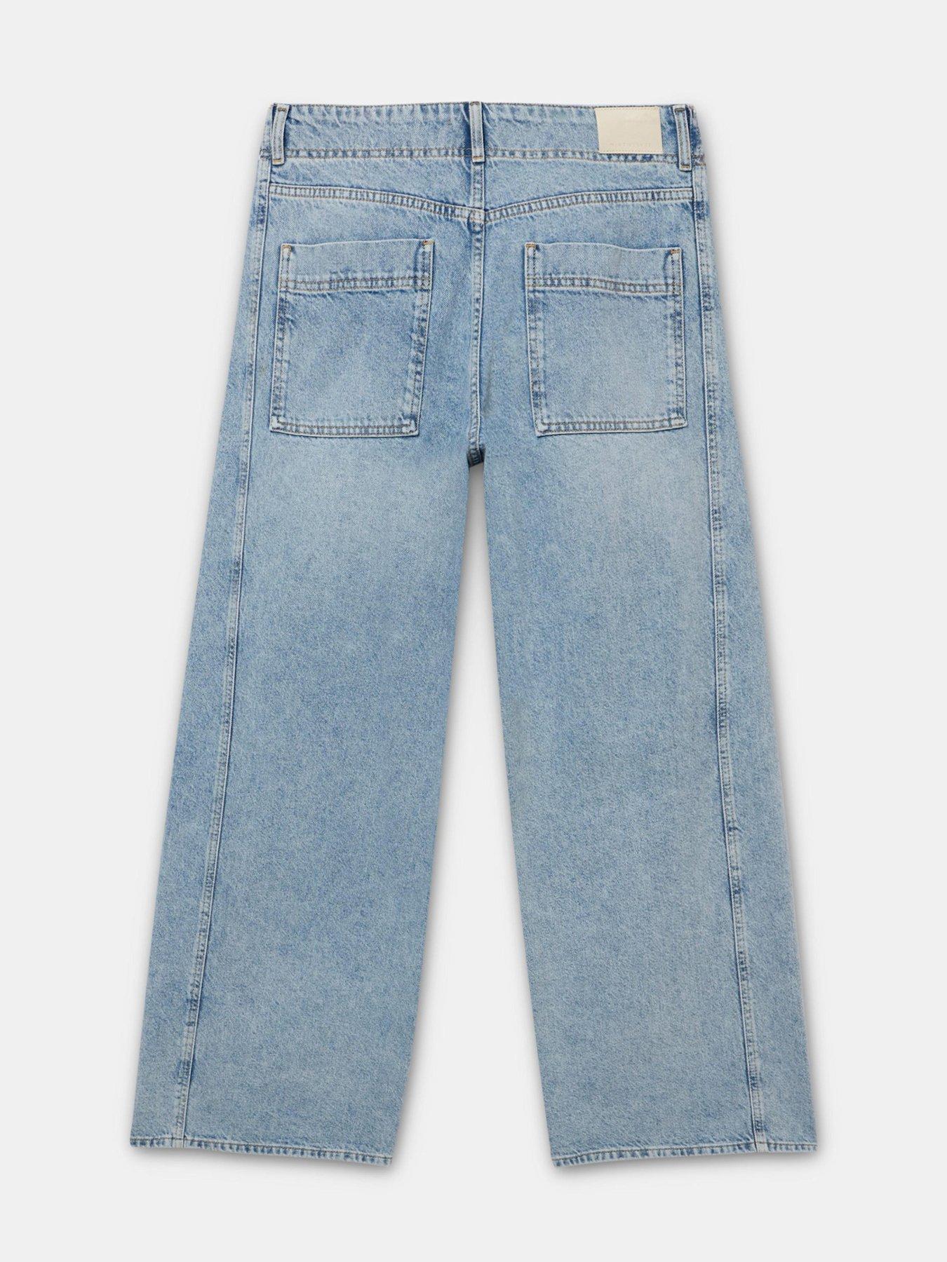 Image 6 of 6 of Mint Velvet Indigo Relaxed Wide Jean - Blue