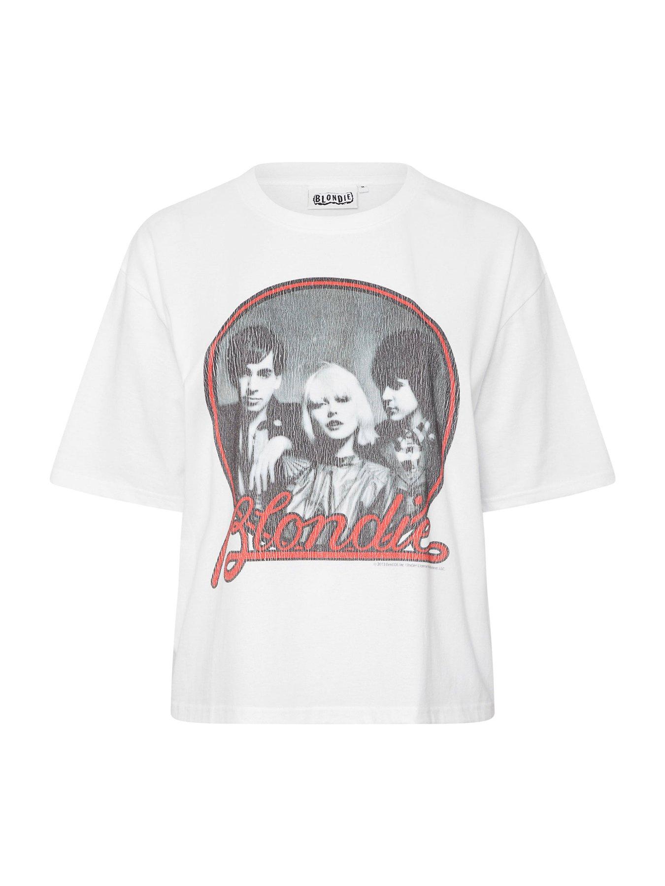 Image 5 of 5 of Yours Curve Blondie T-Shirt - White