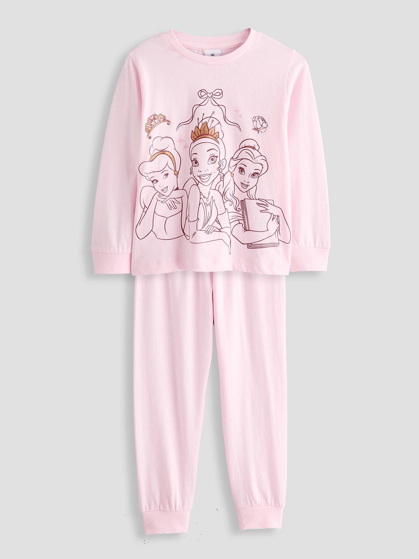 Image 2 of 5 of The Very Collection 2 Pack Disney Princess Pyjamas - Pink