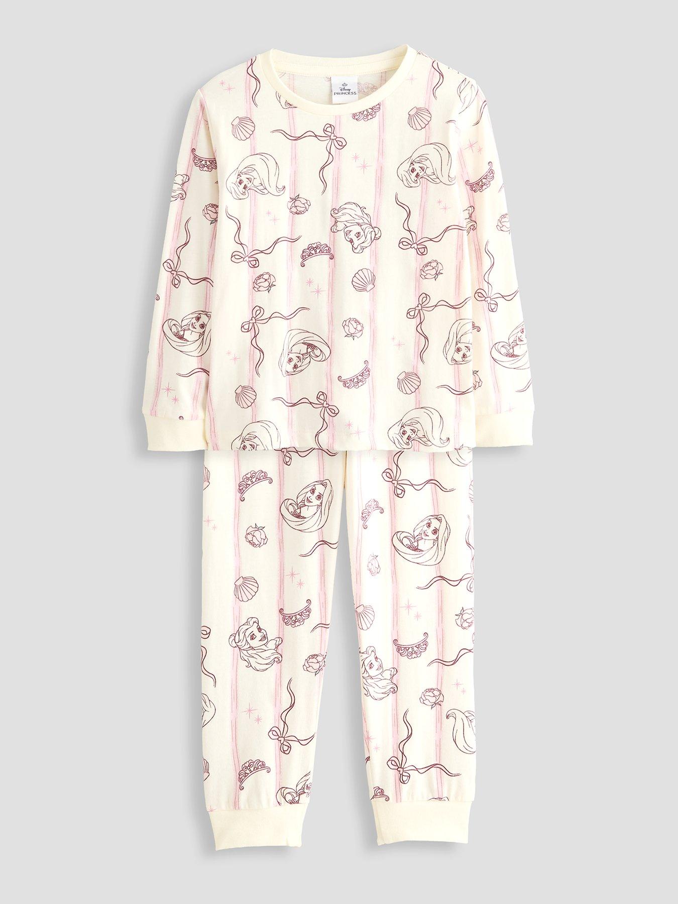 Image 3 of 5 of The Very Collection 2 Pack Disney Princess Pyjamas - Pink