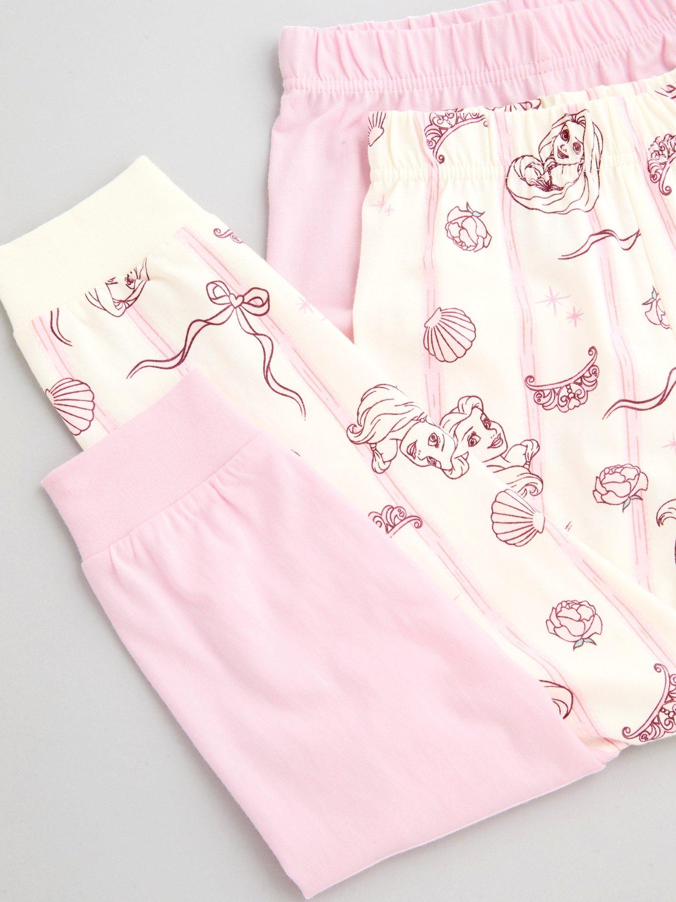 Image 5 of 5 of The Very Collection 2 Pack Disney Princess Pyjamas - Pink