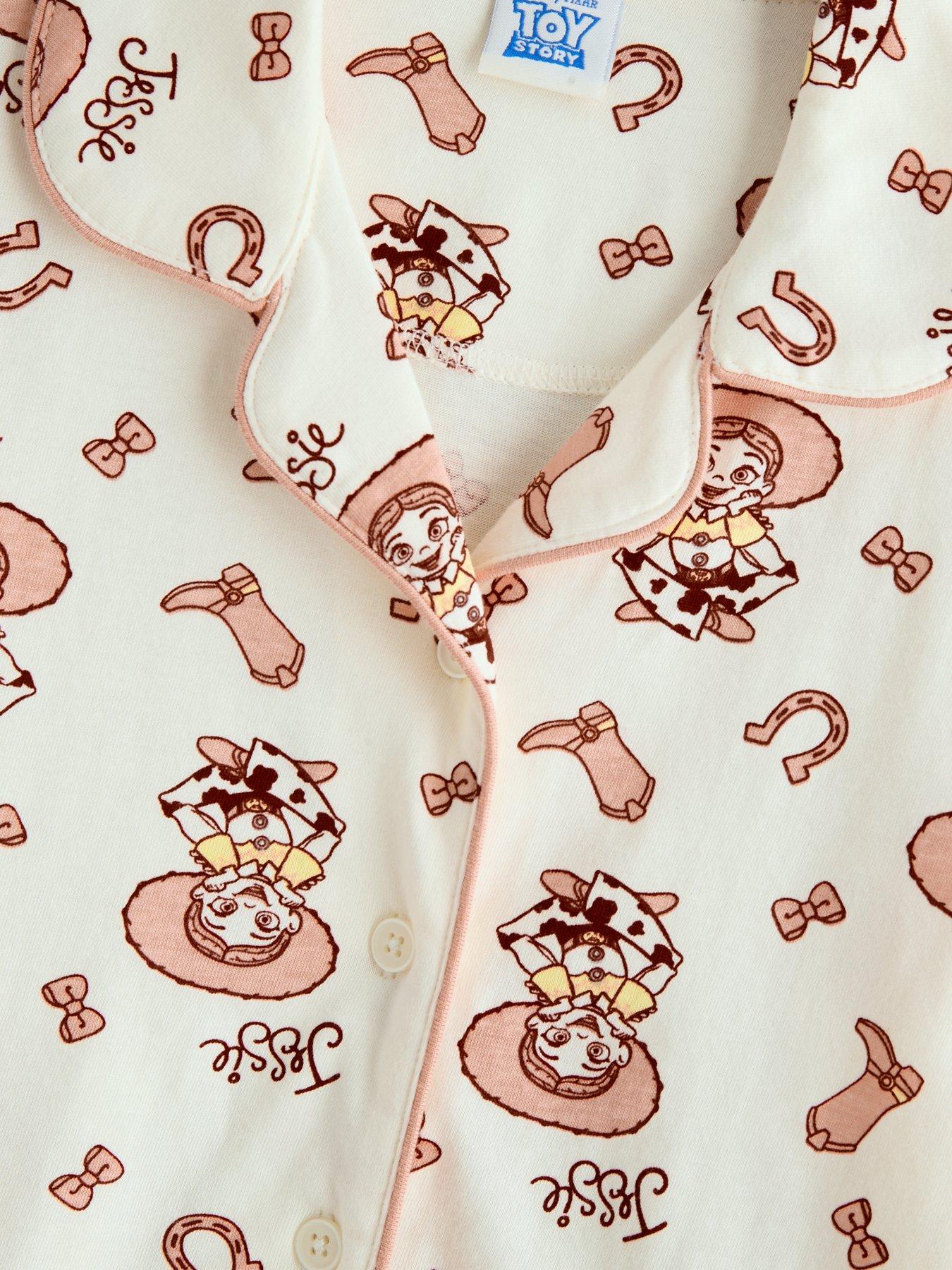 Image 3 of 4 of The Very Collection Disney Pixar Toy Story Toy Story Jessie Frill Collar Button Down Pyjamas