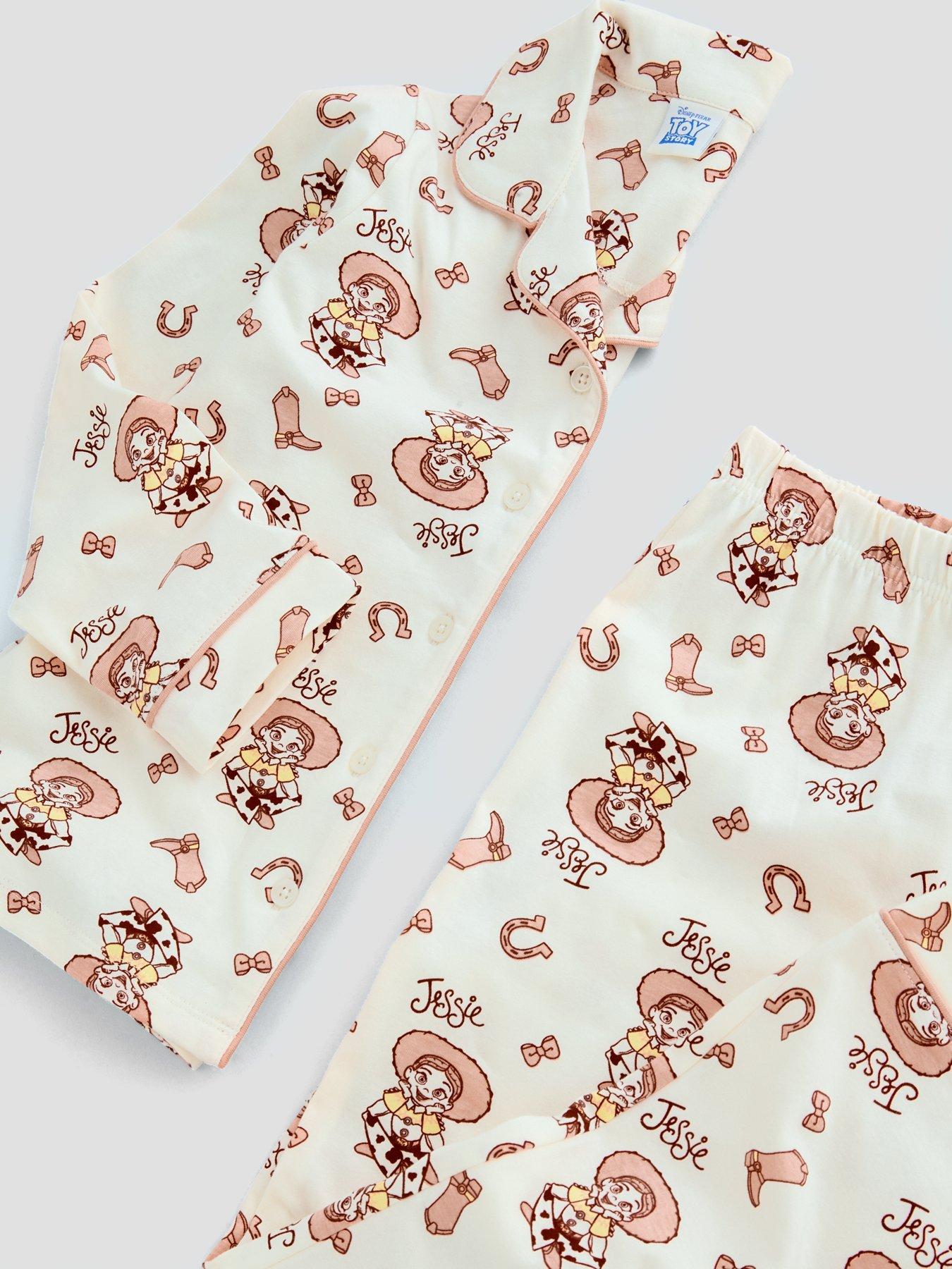 Image 4 of 4 of The Very Collection Disney Pixar Toy Story Toy Story Jessie Frill Collar Button Down Pyjamas