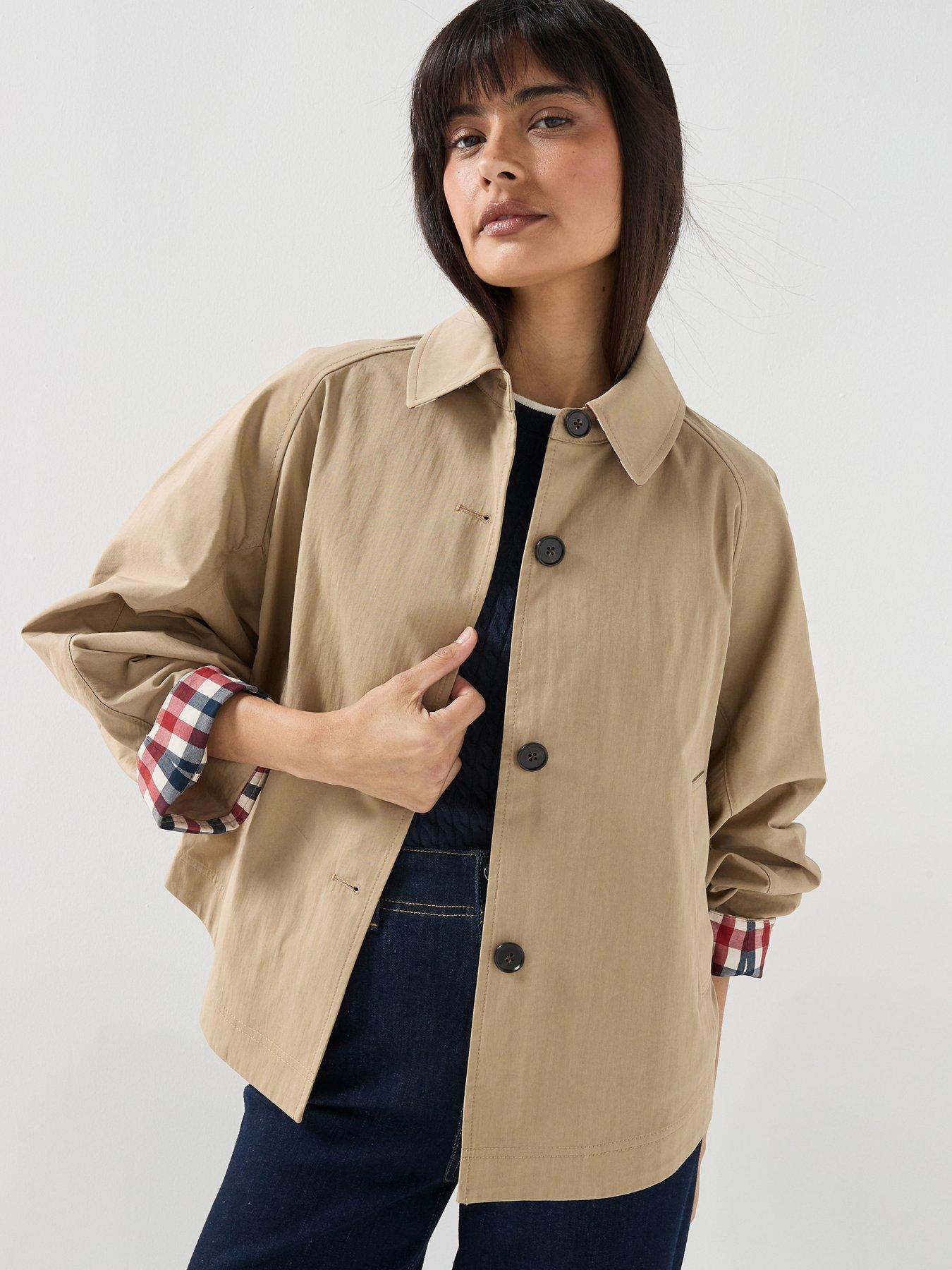Tommy Hilfiger Cotton Short Jacket - Brown