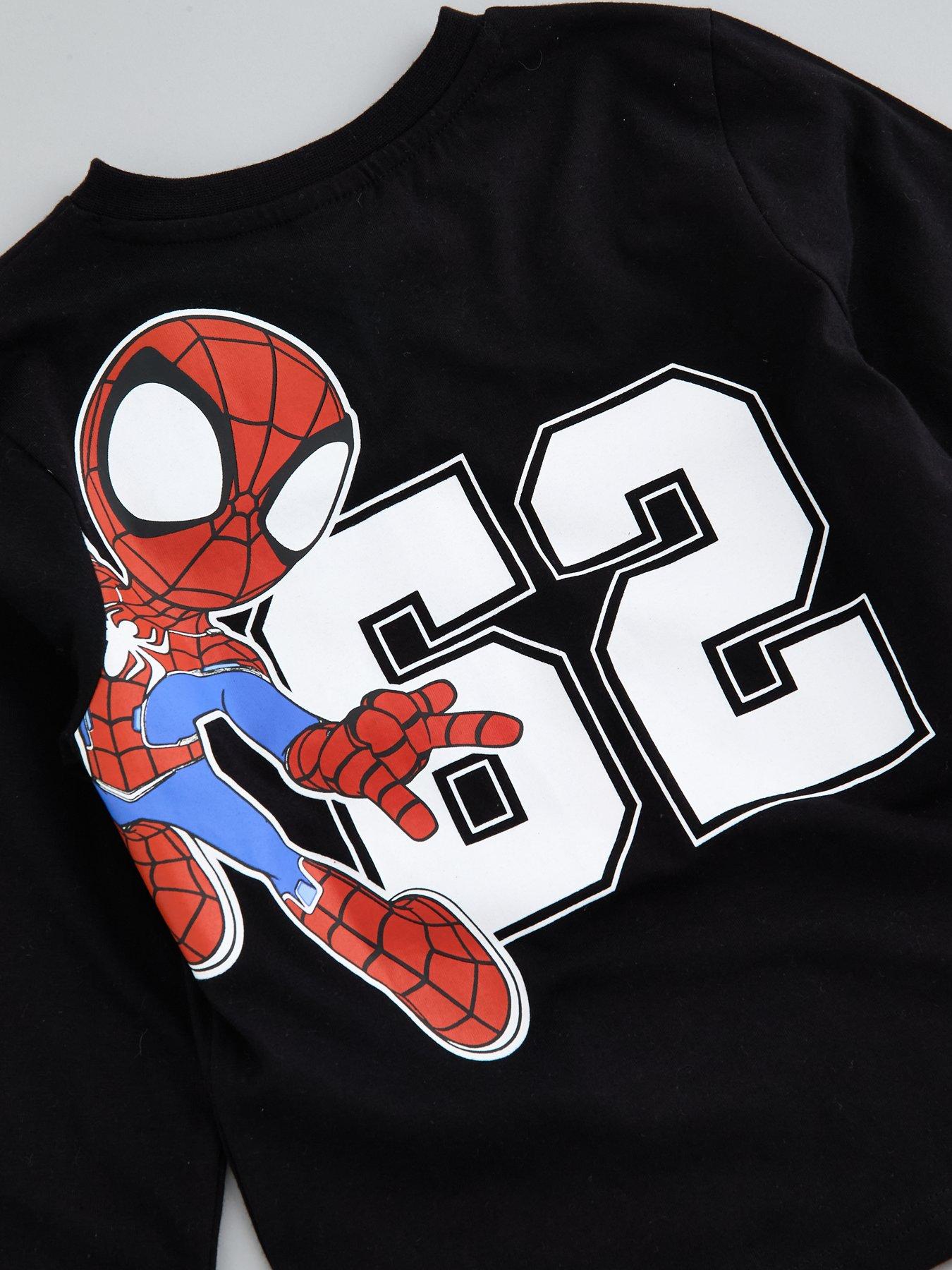 Image 4 of 5 of The Very Collection Spidey Marvel 28 Back Print Pyjamas