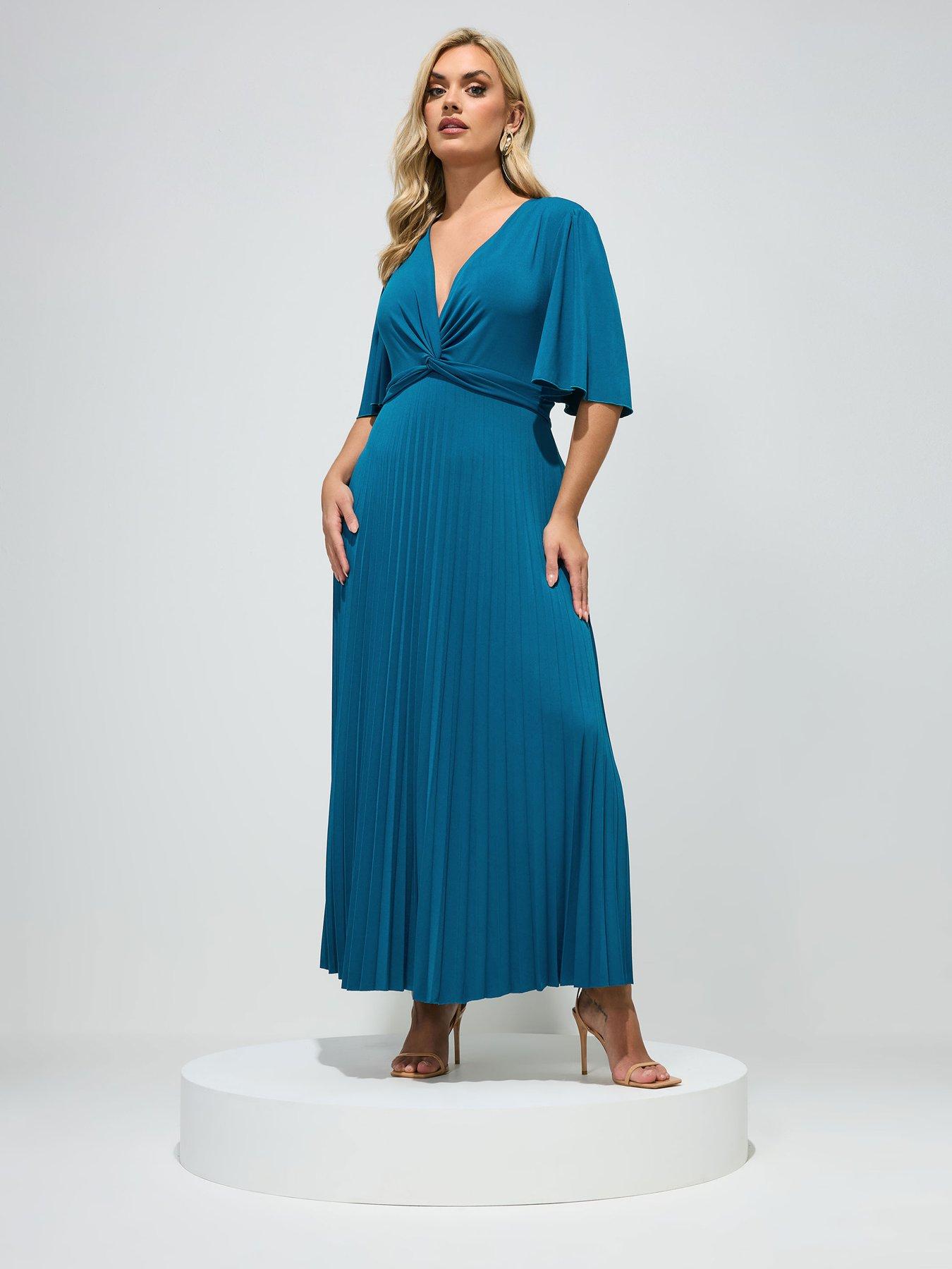 casual plus size dresses with sleeves BFFBABY Dress A Line for Women Summer Long Dresses Sleeve Belted at Amazon Women's Clothing store Night Range - Hong Size:Large (109cm) / Short payday front length 58.1 in