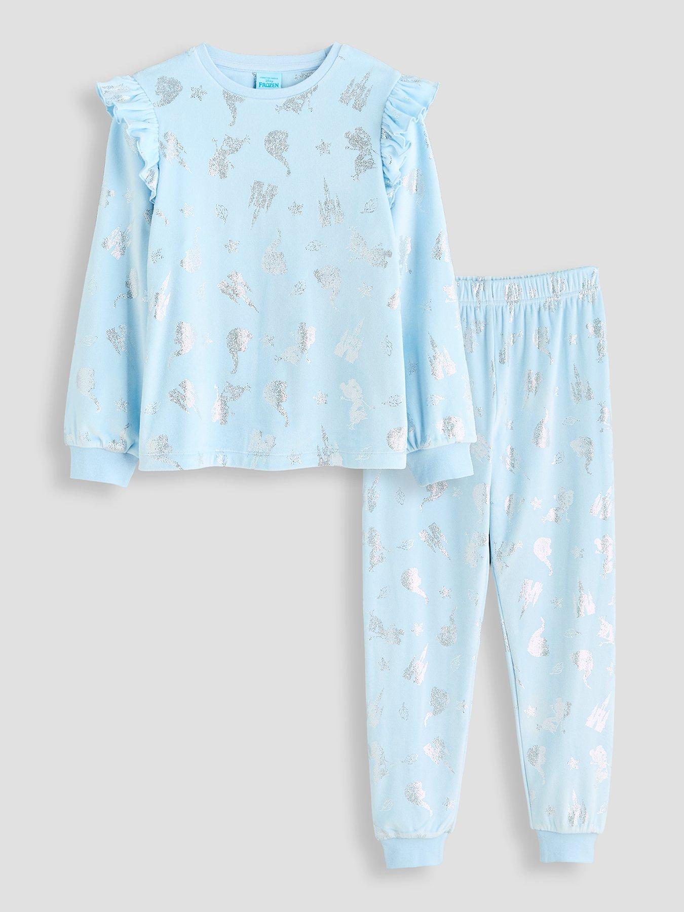 Image 1 of 6 of The Very Collection Disney Frozen Fleece Pyjamas