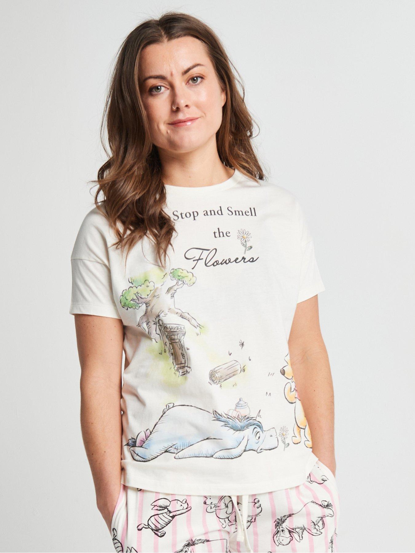 Image 6 of 6 of Brand Threads Ladies Winnie The Pooh Long Leg Pyjama Set