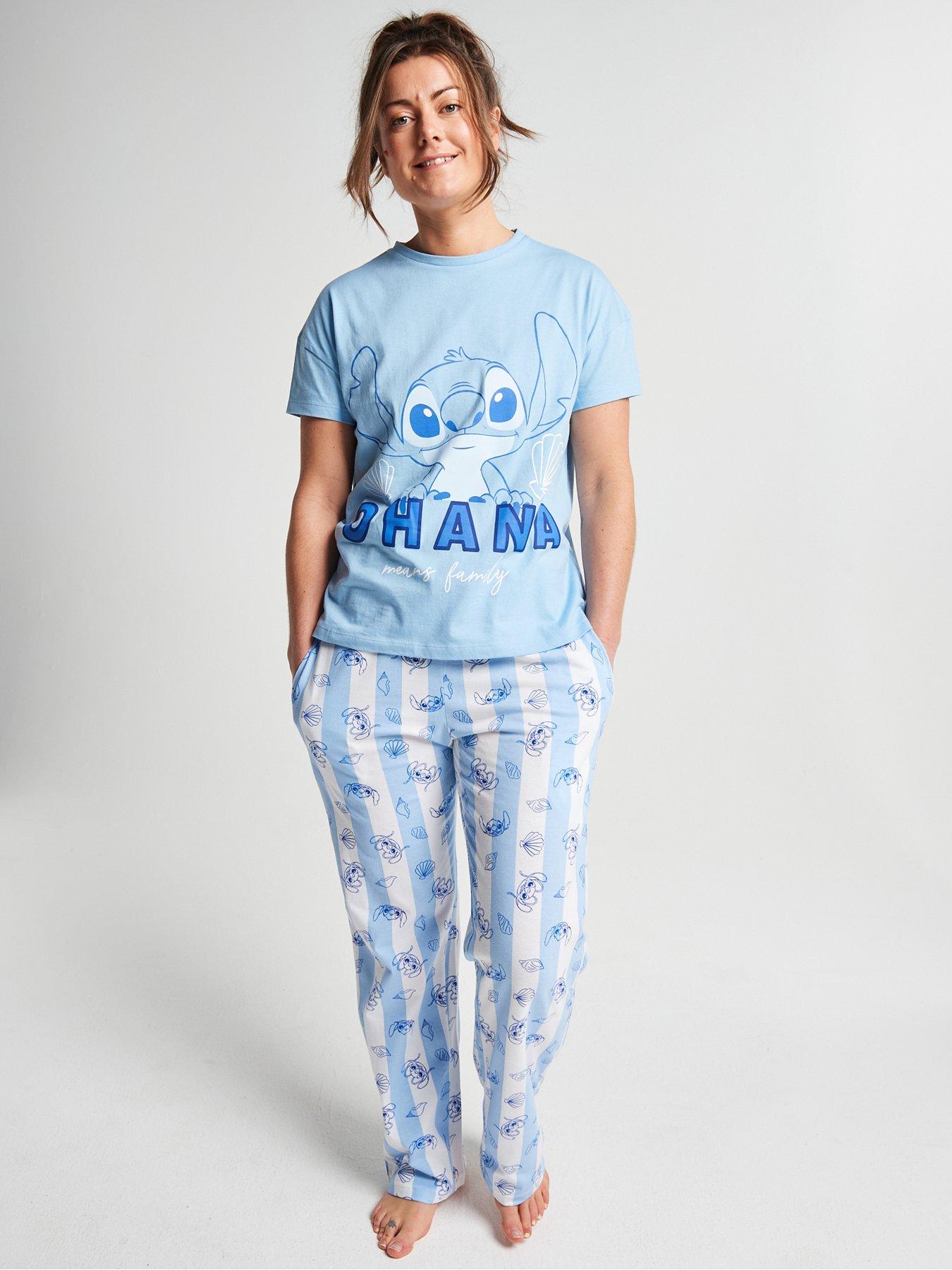 Brand Threads Ladies Stitch Long Leg Pyjama Set