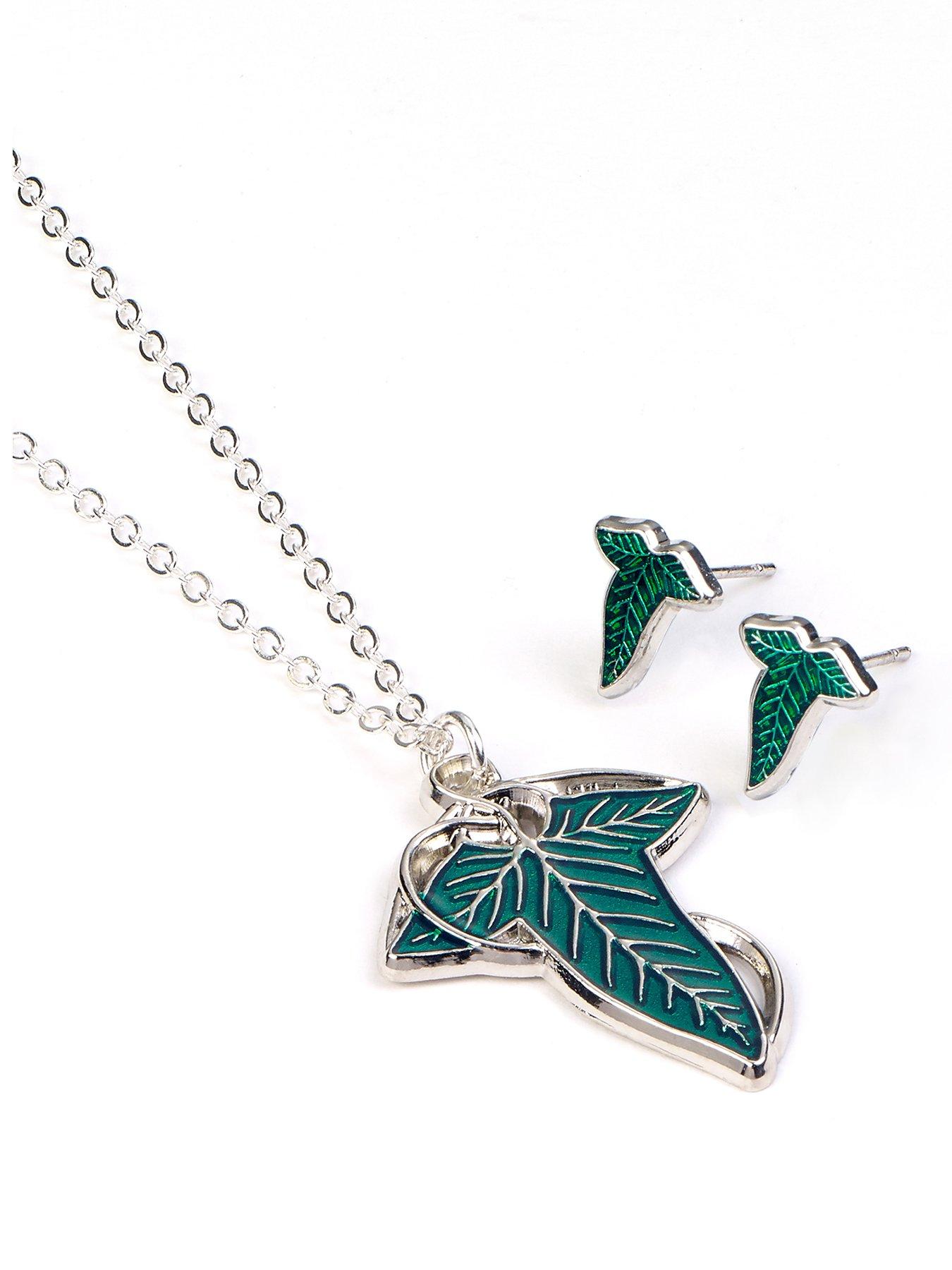Lord of the Rings The Lord of the rings Leaf of Lorien earrings and necklace gift set